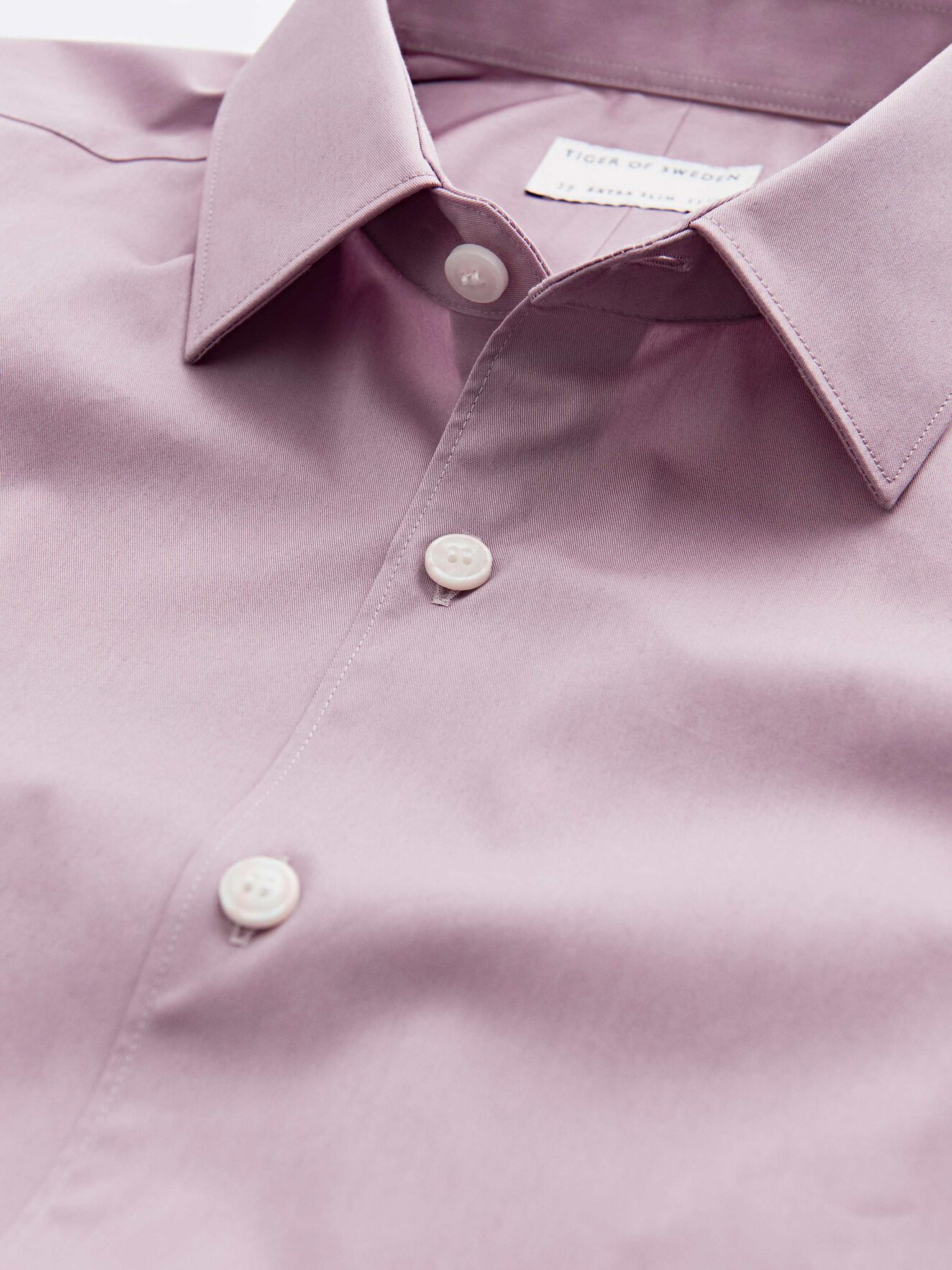 Filbrodie Shirt in Pale Lilac from Tiger of Sweden Filbrodie Shirt in Pale Lilac from Tiger of Sweden