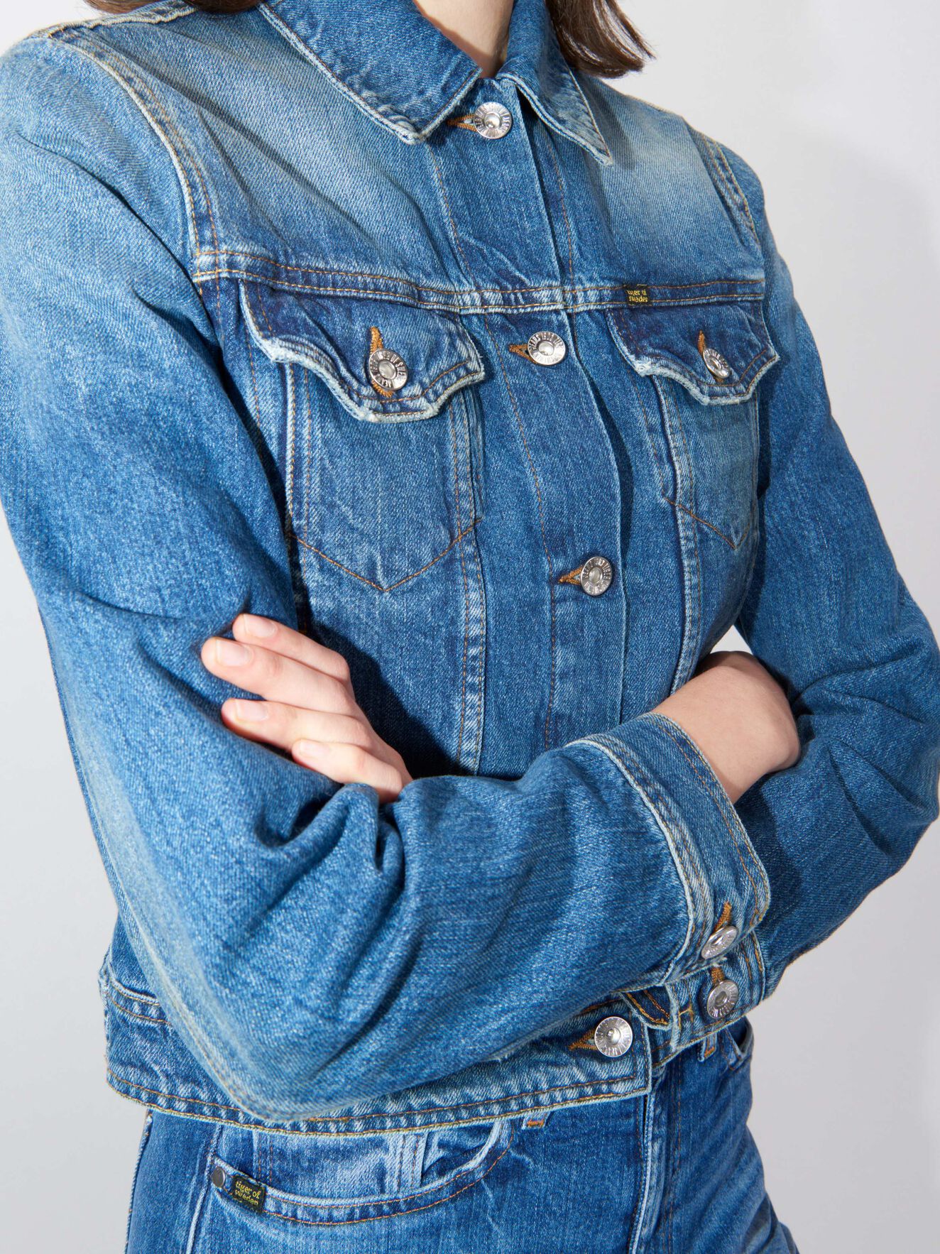Nest Jacke in Medium Blue from Tiger of Sweden Nest Jacke in Medium Blue from Tiger of Sweden