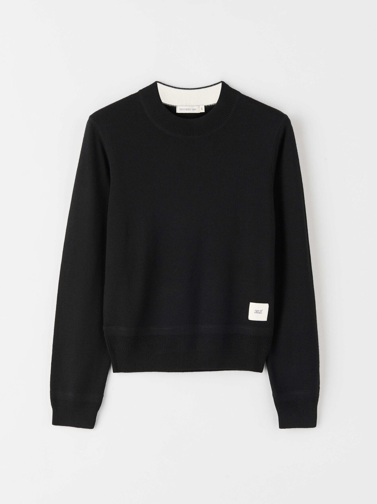 Cairn Pullover in Black from Tiger of Sweden Cairn Pullover in Black from Tiger of Sweden