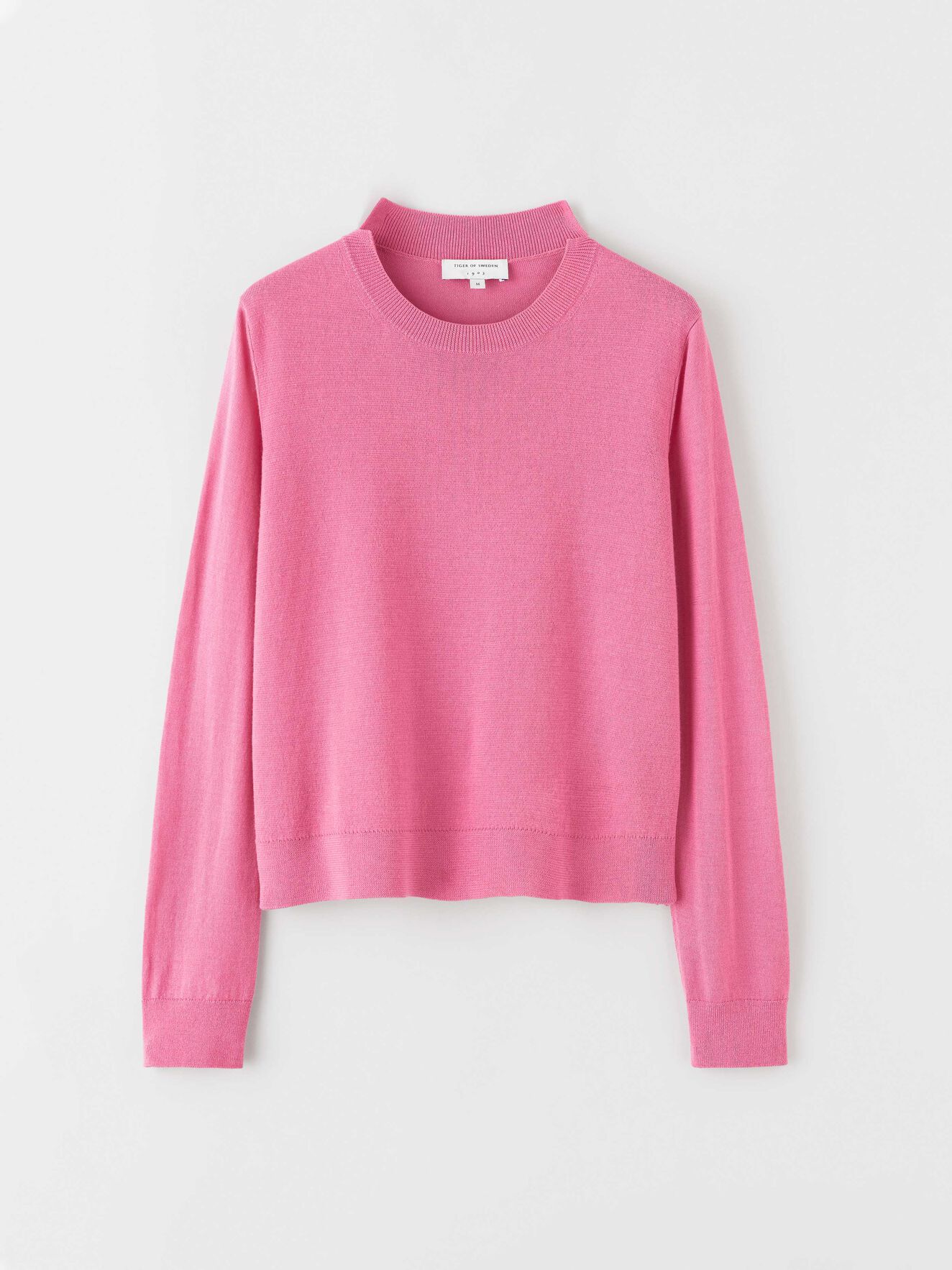 Mania Pullover in Super Pink from Tiger of Sweden Mania Pullover in Super Pink from Tiger of Sweden