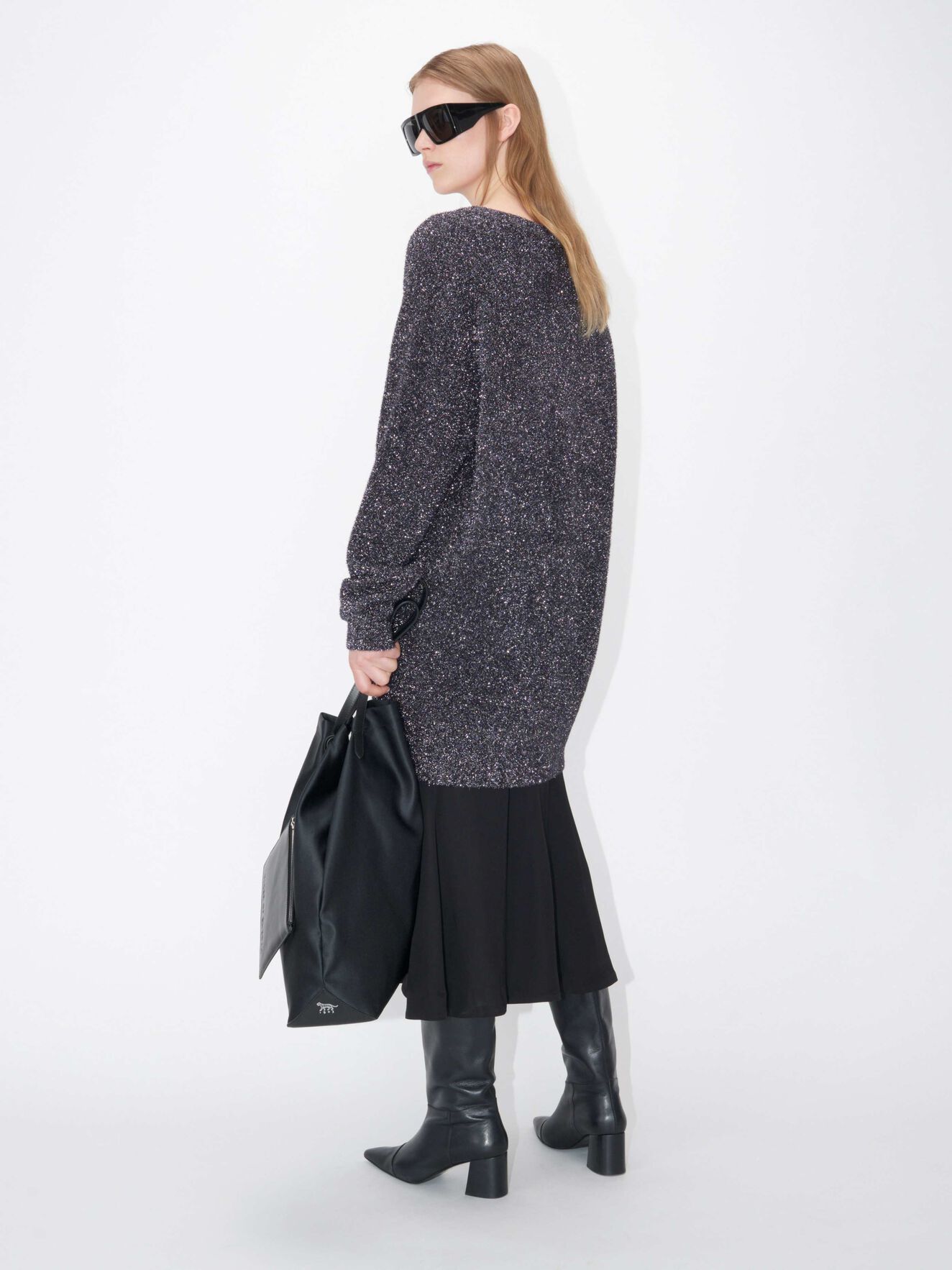 Moonsparke Pullover in Silver from Tiger of Sweden Moonsparke Pullover in Silver from Tiger of Sweden