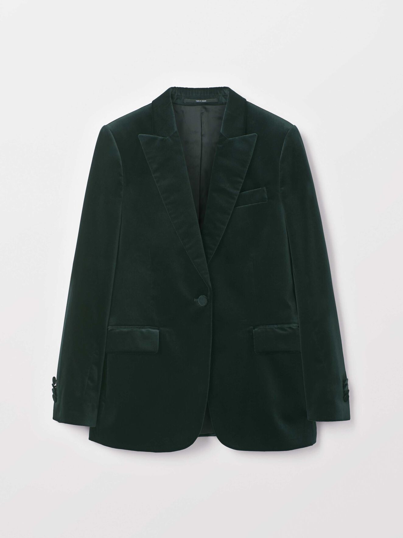 Kronblad 2 Blazer in Dark Forest from Tiger of Sweden Kronblad 2 Blazer in Dark Forest from Tiger of Sweden