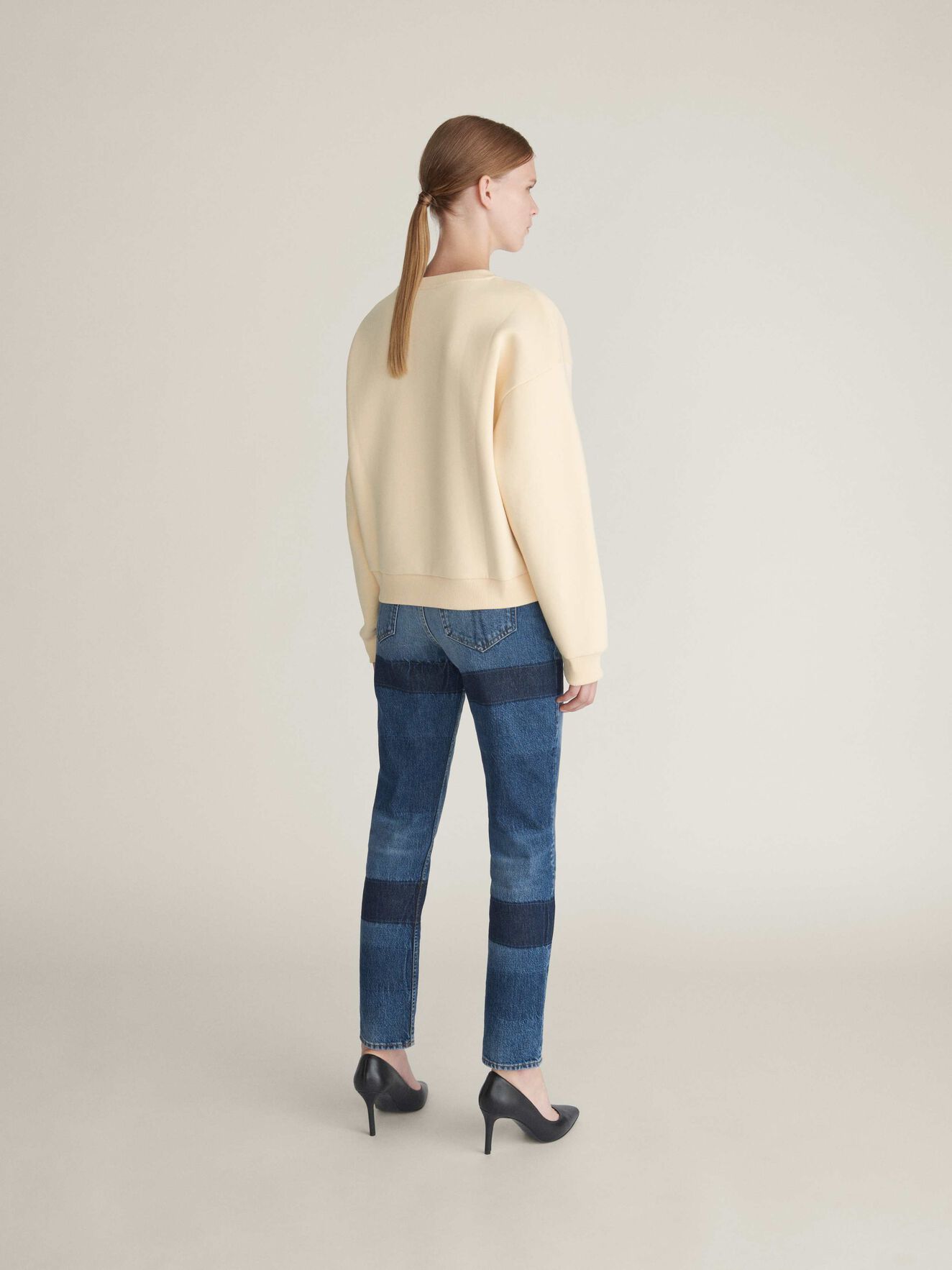 Big Marz Sweatshirt in Curd from Tiger of Sweden Big Marz Sweatshirt in Curd from Tiger of Sweden