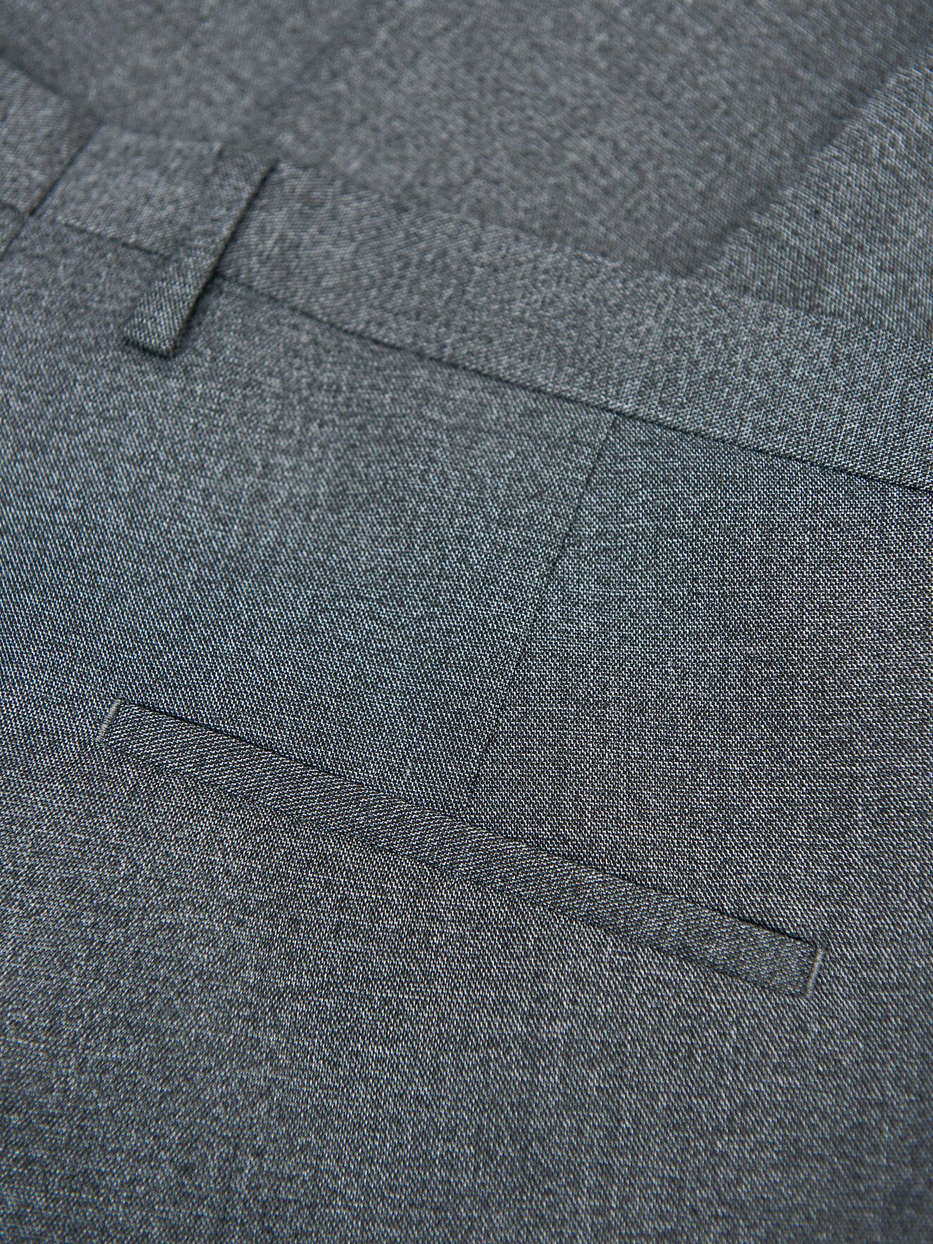 Todd Trousers in Med Grey Mel from Tiger of Sweden Todd Trousers in Med Grey Mel from Tiger of Sweden