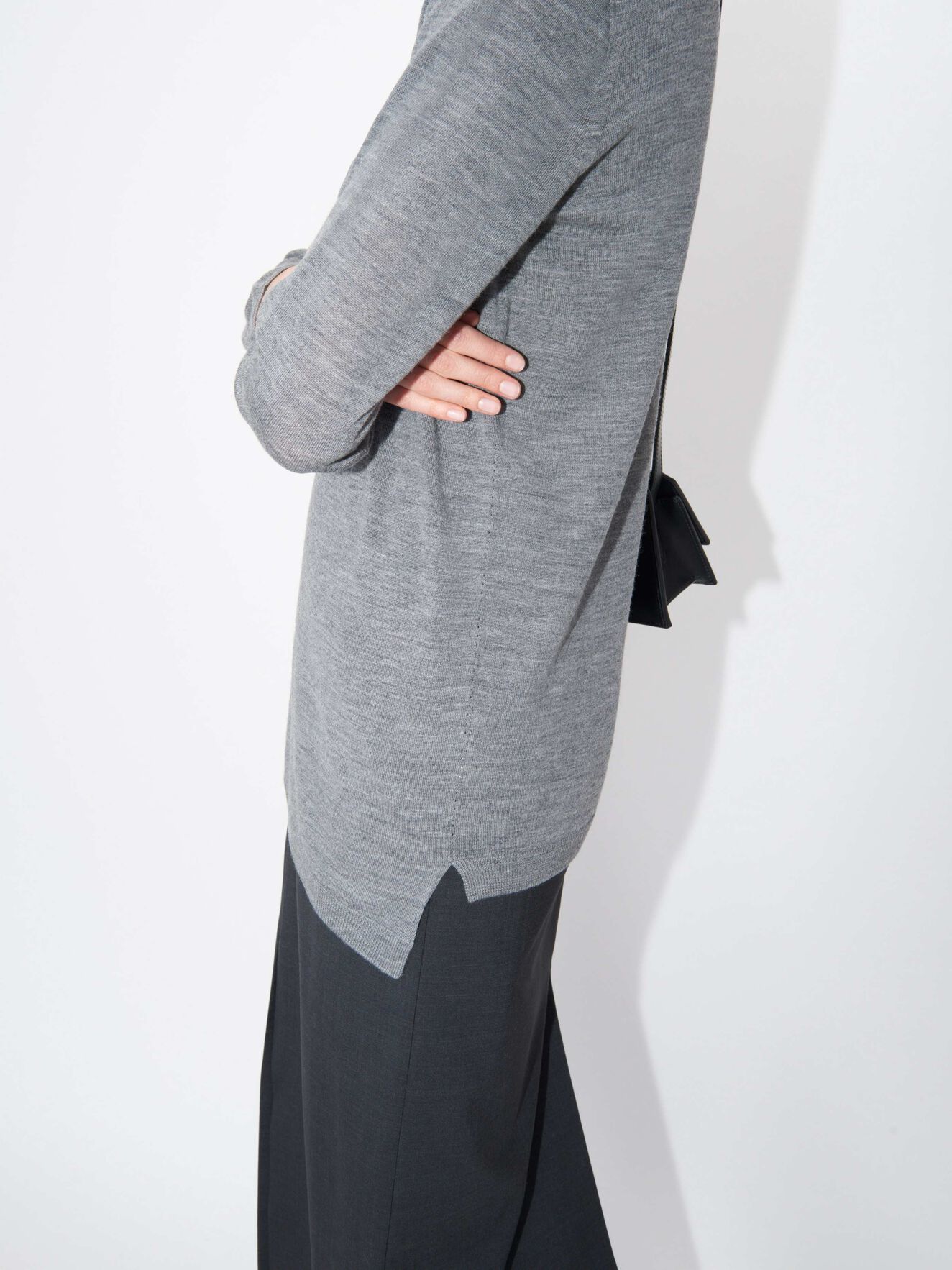 Daphne Pullover in Light grey melange from Tiger of Sweden Daphne Pullover in Light grey melange from Tiger of Sweden