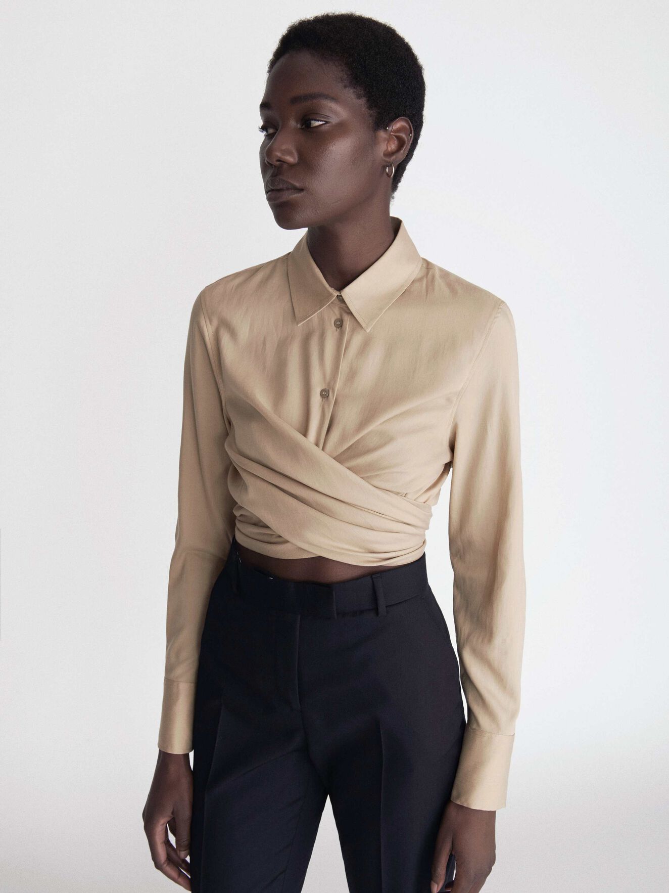Noka Shirt in Irish Cream from Tiger of Sweden Noka Shirt in Irish Cream from Tiger of Sweden