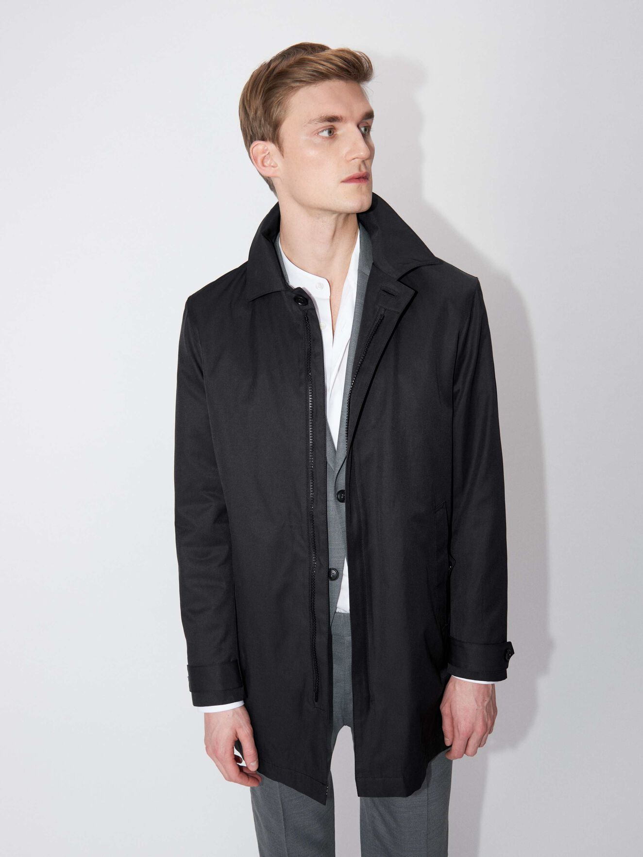 Carred Z Coat in Black from Tiger of Sweden Carred Z Coat in Black from Tiger of Sweden