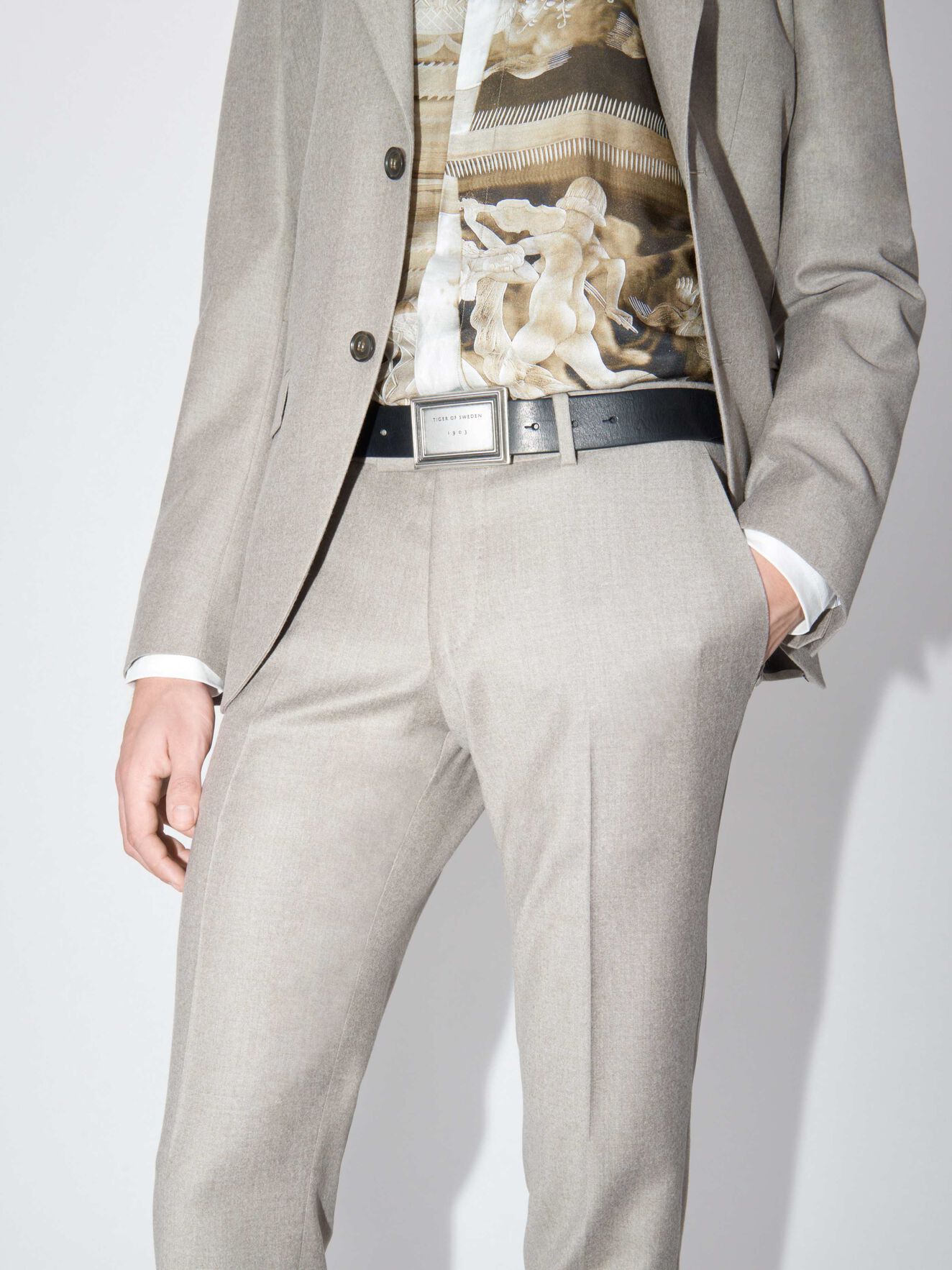 Tordon Hose in Soft Latte from Tiger of Sweden Tordon Hose in Soft Latte from Tiger of Sweden