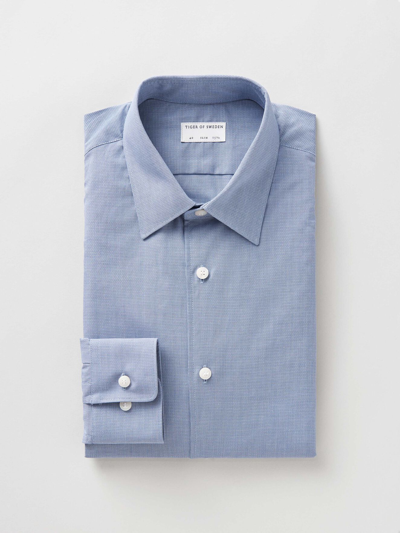 Farrell Shirt in Blues from Tiger of Sweden Farrell Shirt in Blues from Tiger of Sweden