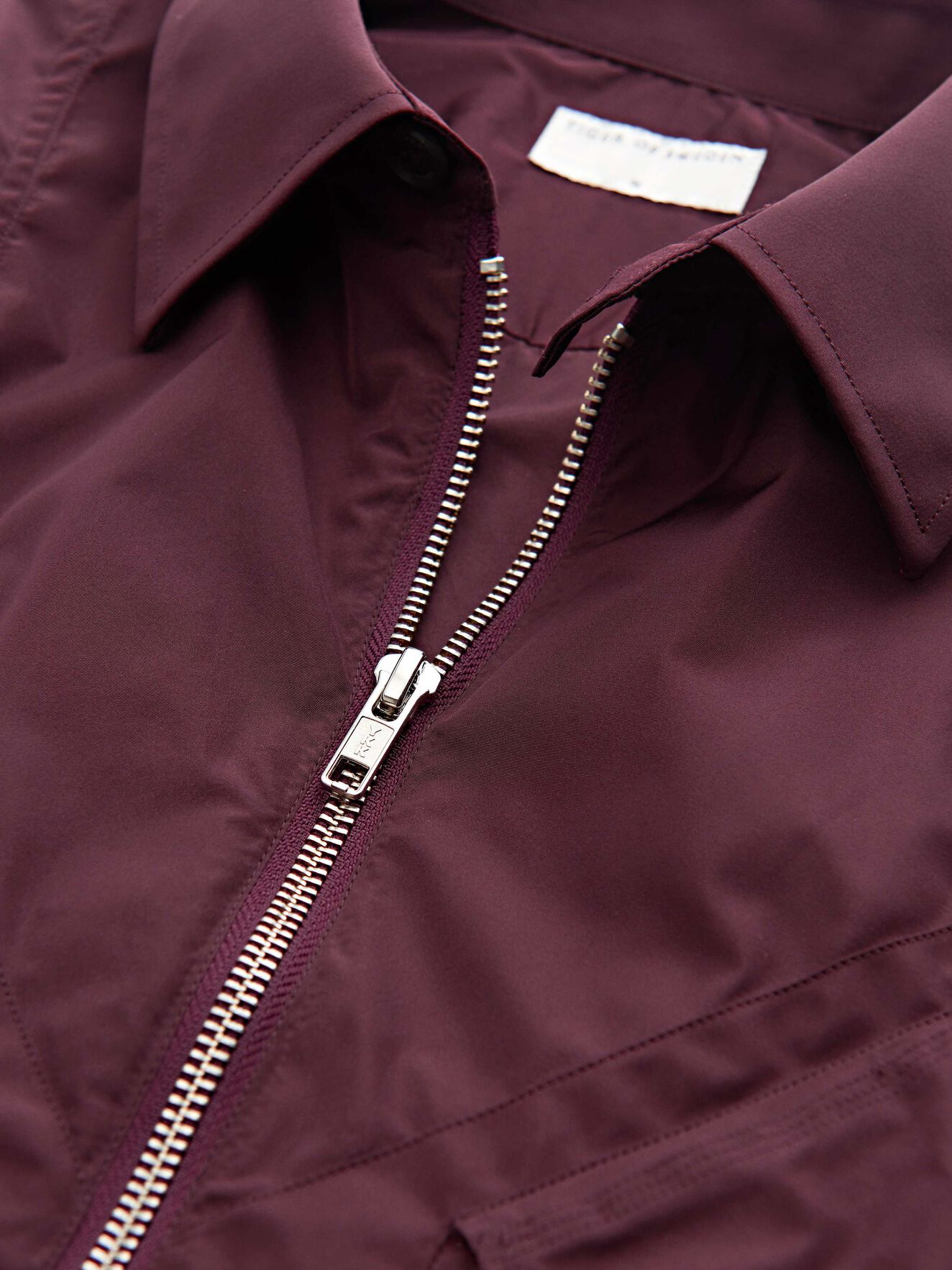 Virens Shirt-jacket in Burgundy from Tiger of Sweden Virens Shirt-jacket in Burgundy from Tiger of Sweden