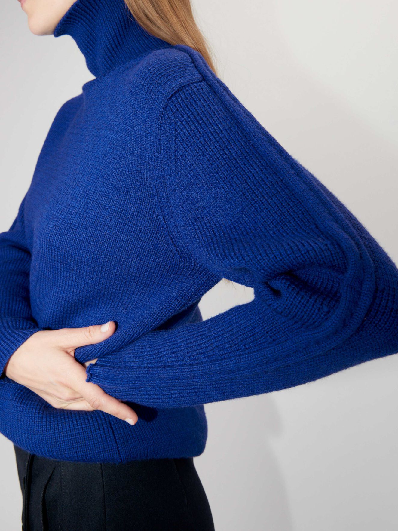 Kos Pullover in Royal Blue from Tiger of Sweden Kos Pullover in Royal Blue from Tiger of Sweden