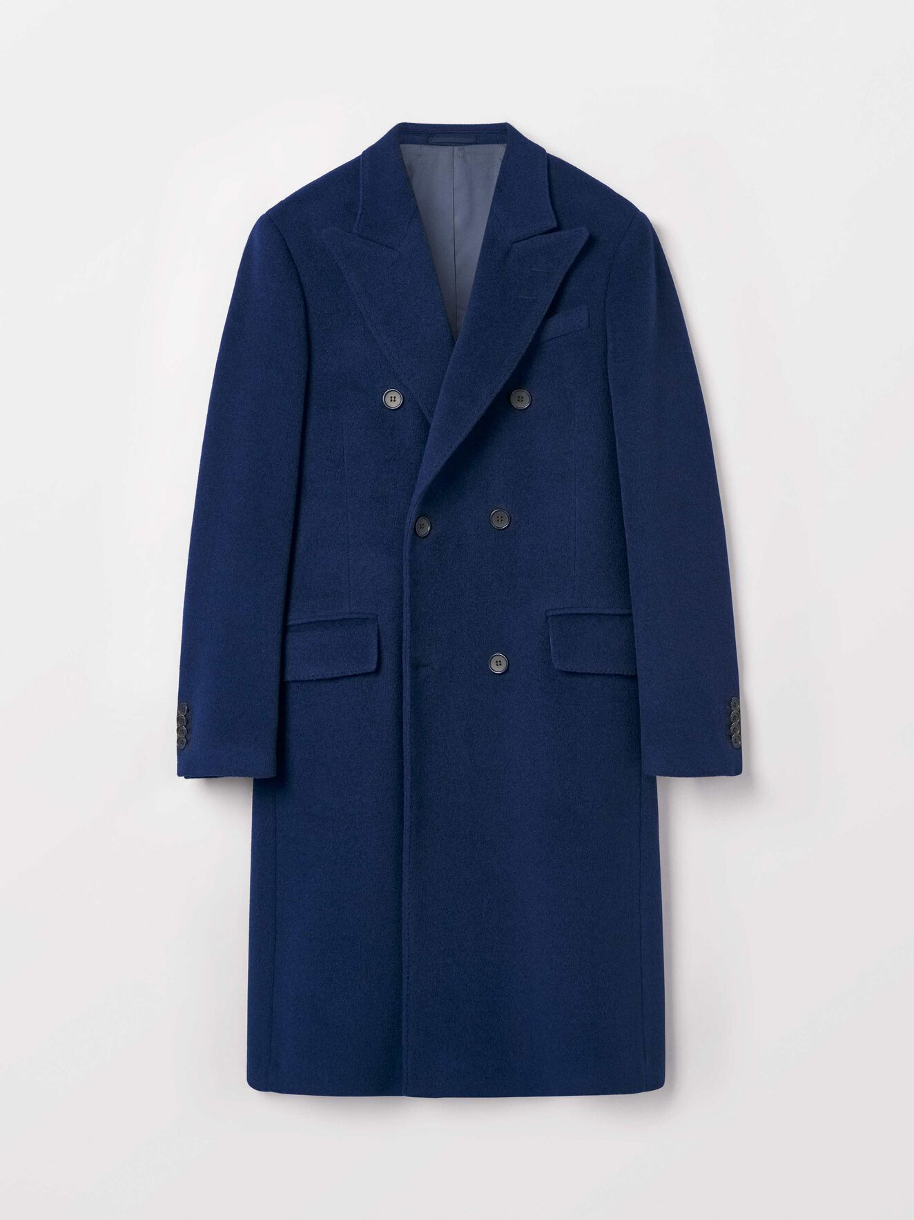 Coltron Coat in Pop Blue from Tiger of Sweden Coltron Coat in Pop Blue from Tiger of Sweden