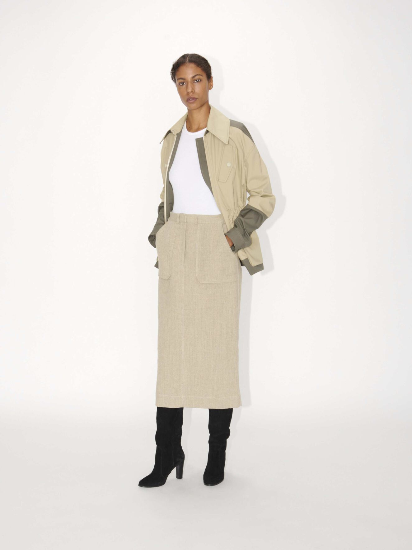 Ewa Jacket in Soft Beige from Tiger of Sweden Ewa Jacket in Soft Beige from Tiger of Sweden