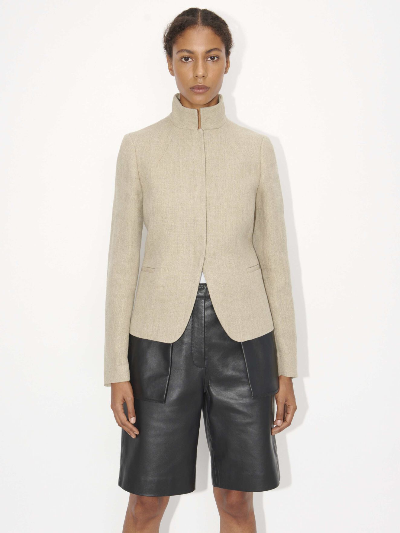 Myrtisa Blazer in Dark Linen from Tiger of Sweden Myrtisa Blazer in Dark Linen from Tiger of Sweden