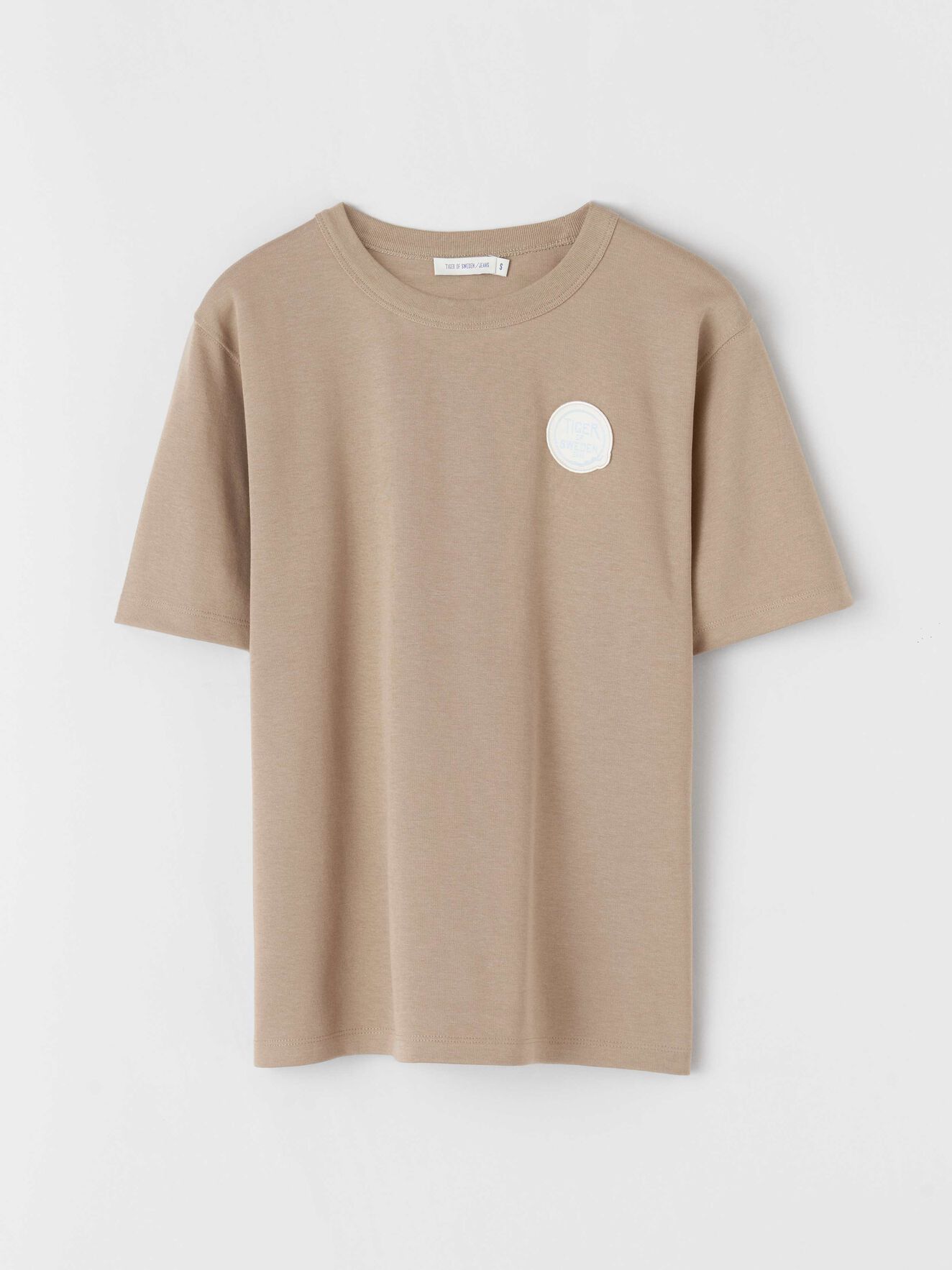 Sterna T-Shirt in Sand from Tiger of Sweden Sterna T-Shirt in Sand from Tiger of Sweden