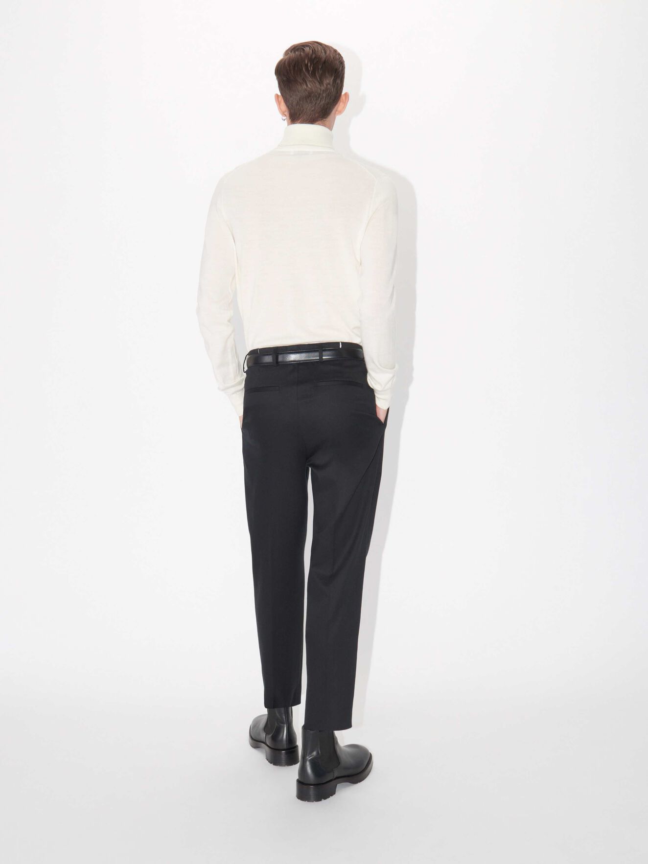 Nevile Pullover in Soft White from Tiger of Sweden Nevile Pullover in Soft White from Tiger of Sweden