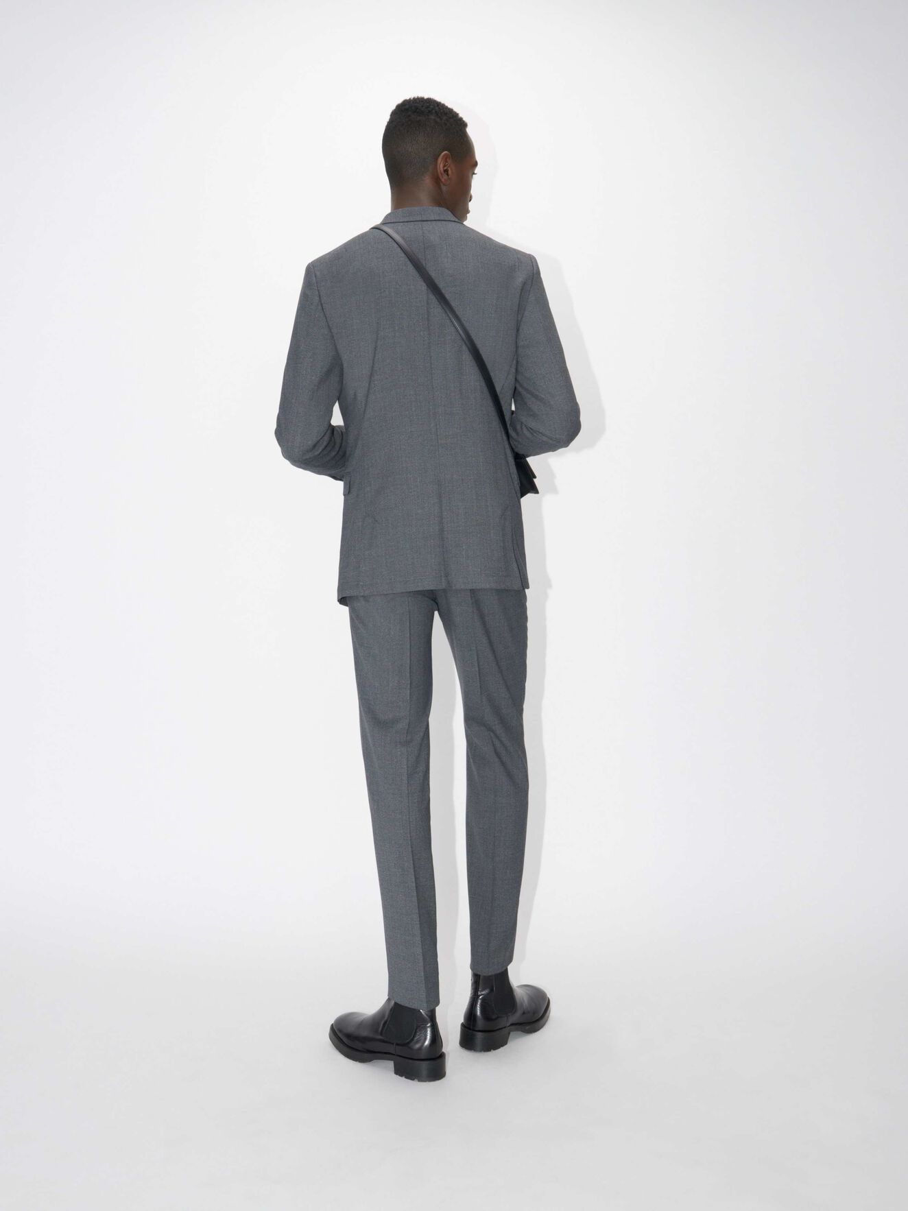 Jarl Ul Blazer in Med Grey Mel from Tiger of Sweden Jarl Ul Blazer in Med Grey Mel from Tiger of Sweden