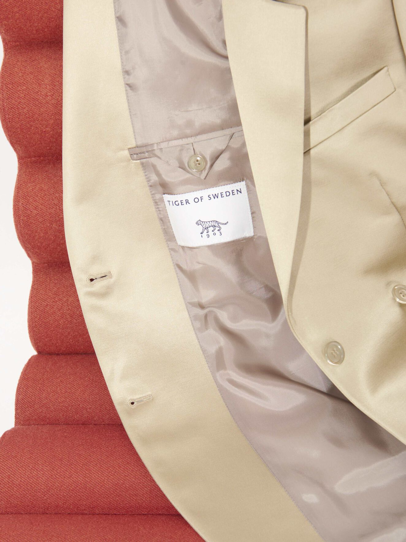 Valary Blazer in Pale Mocha from Tiger of Sweden Valary Blazer in Pale Mocha from Tiger of Sweden