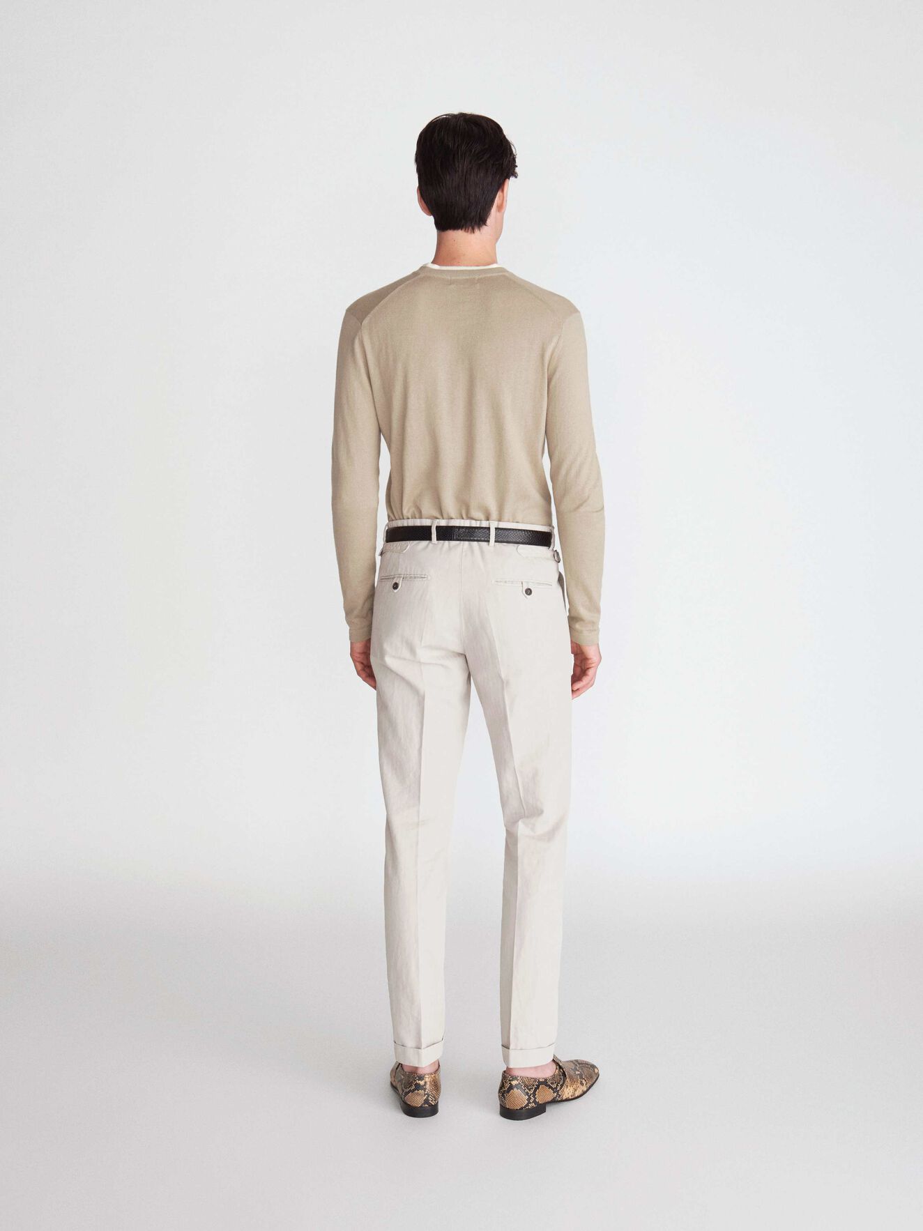Nitlas Pullover in Dark Sand from Tiger of Sweden Nitlas Pullover in Dark Sand from Tiger of Sweden
