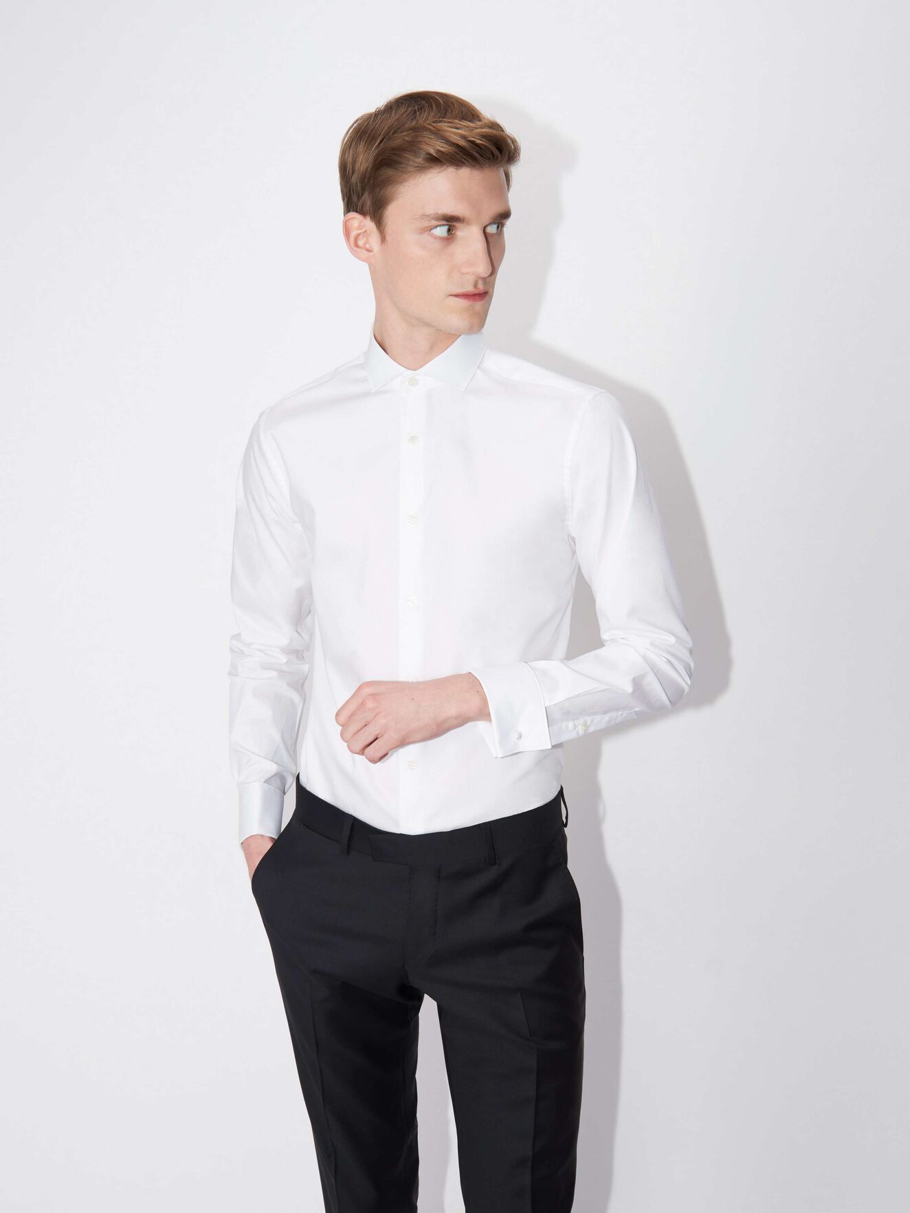 Farrell Dc Shirt in Pure white from Tiger of Sweden Farrell Dc Shirt in Pure white from Tiger of Sweden
