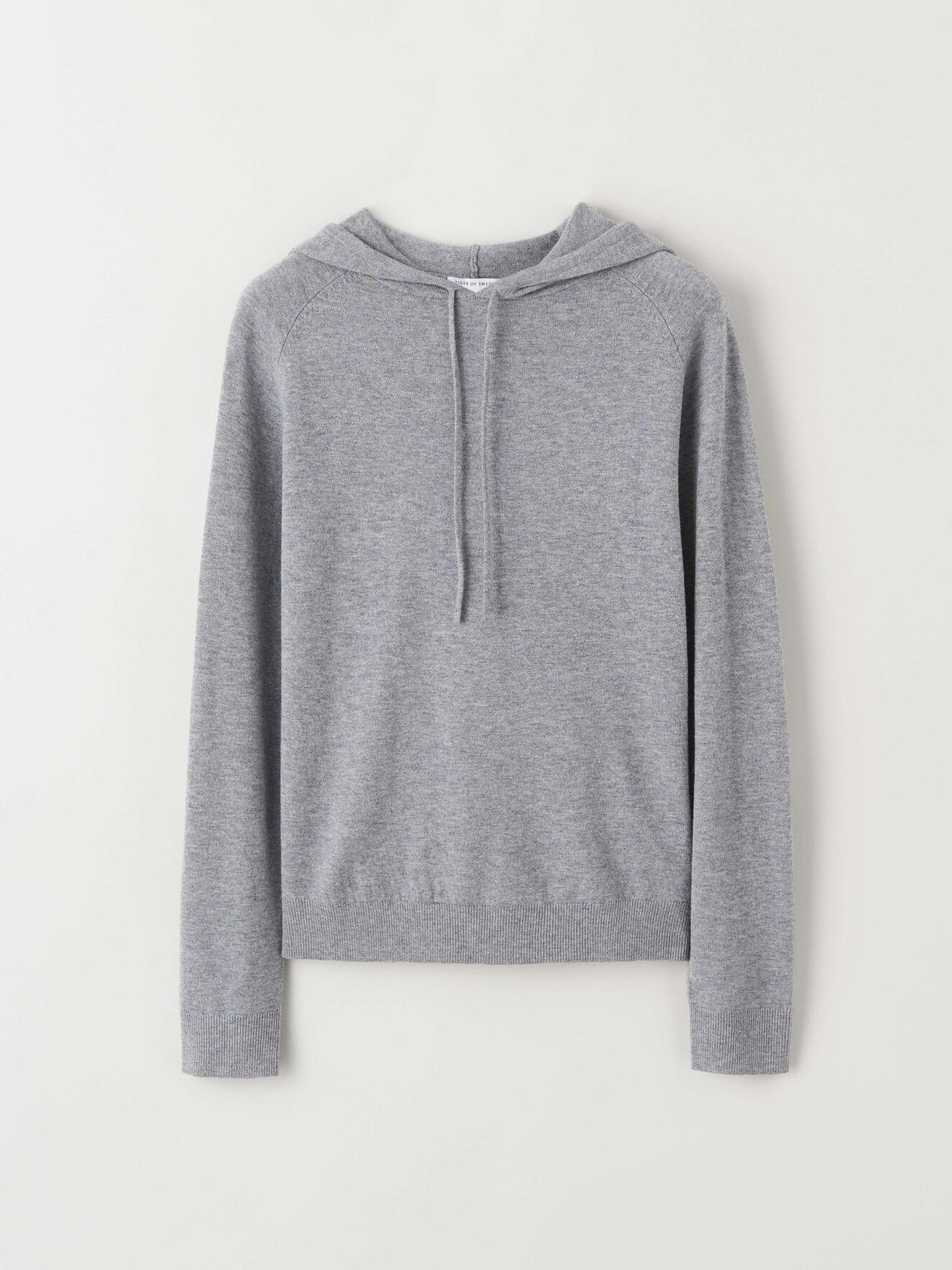 Nakkne Pullover in Med Grey Mel from Tiger of Sweden Nakkne Pullover in Med Grey Mel from Tiger of Sweden
