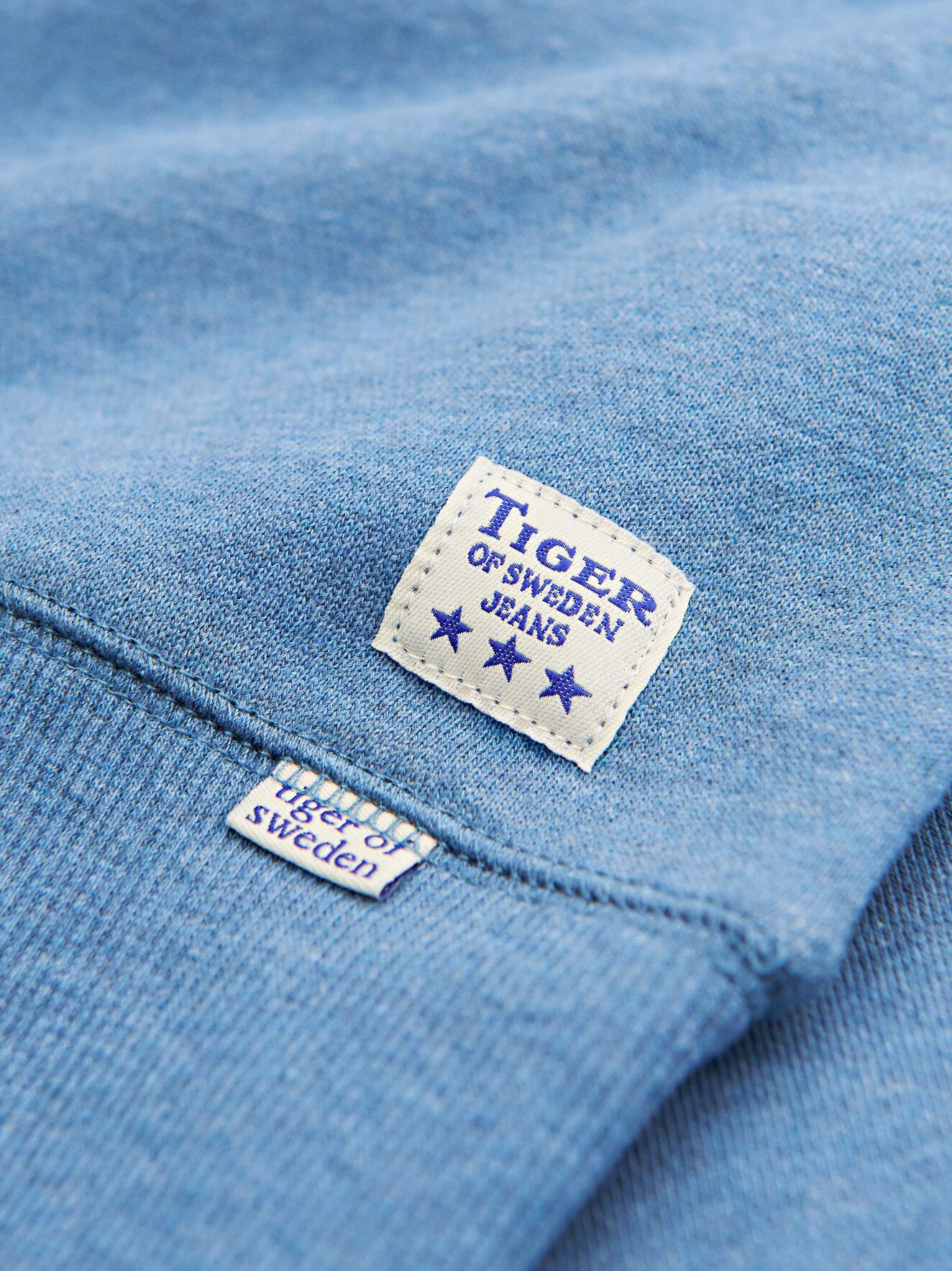 Lexxus Sweatshirt in Light blue melange from Tiger of Sweden Lexxus Sweatshirt in Light blue melange from Tiger of Sweden