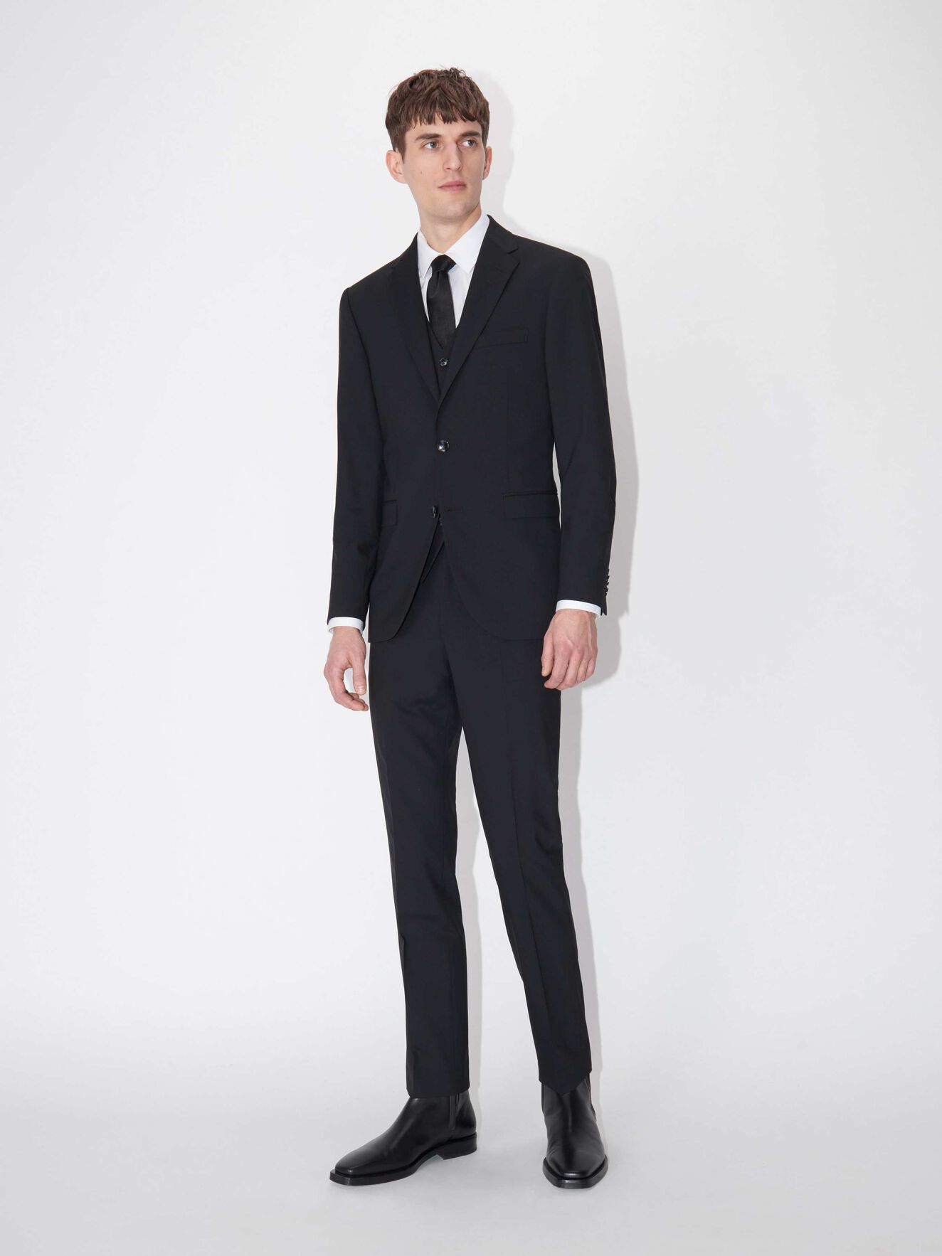 Litt Waistcoat in Black from Tiger of Sweden Litt Waistcoat in Black from Tiger of Sweden