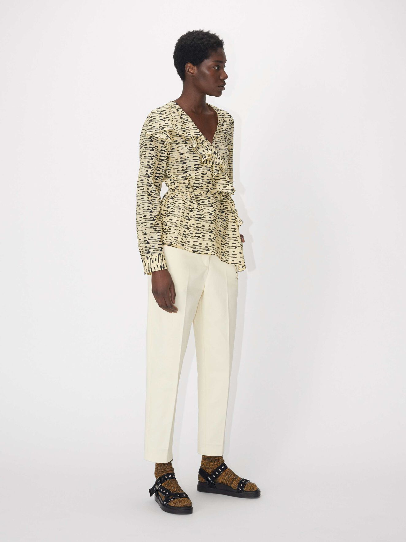 Doutze P Top in ARTWORK from Tiger of Sweden Doutze P Top in ARTWORK from Tiger of Sweden