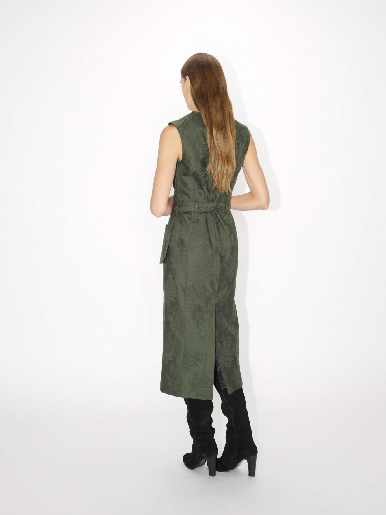 Dariah Dress in Dark Green from Tiger of Sweden Dariah Dress in Dark Green from Tiger of Sweden