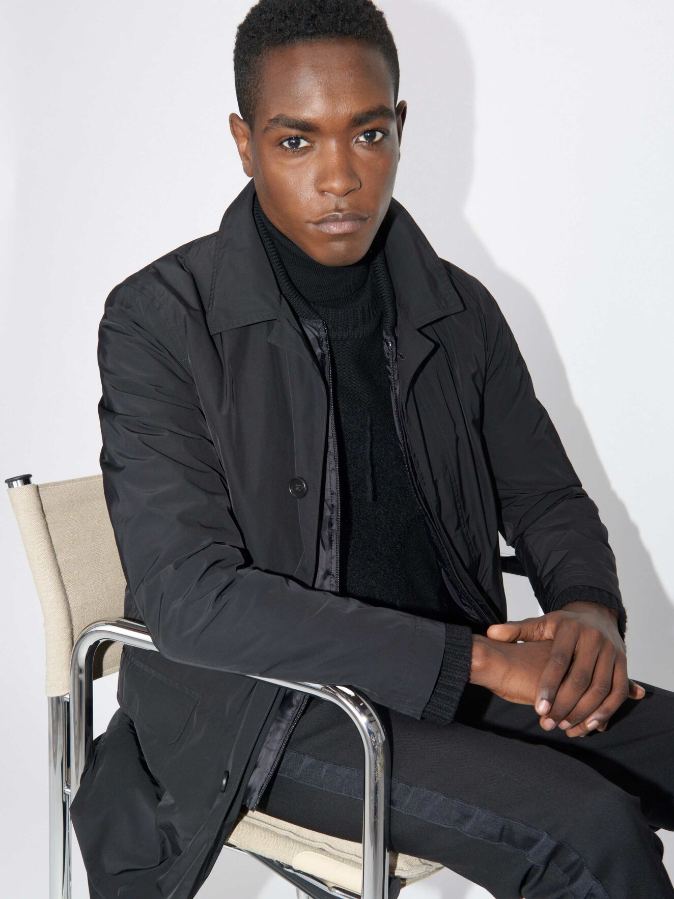 Crandall Coat in Black from Tiger of Sweden Crandall Coat in Black from Tiger of Sweden