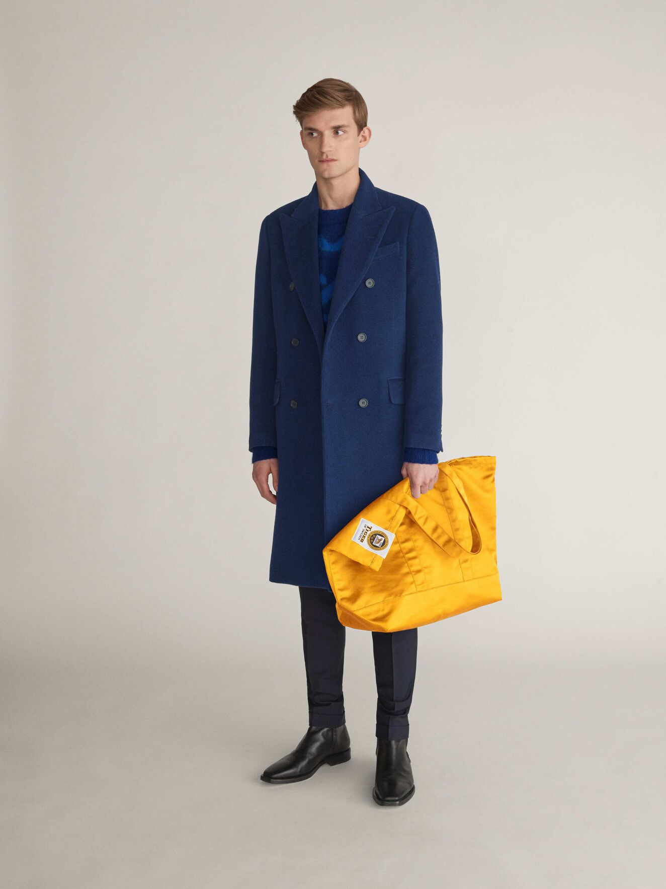 Drop S Tote in Sunny Yolk from Tiger of Sweden Drop S Tote in Sunny Yolk from Tiger of Sweden
