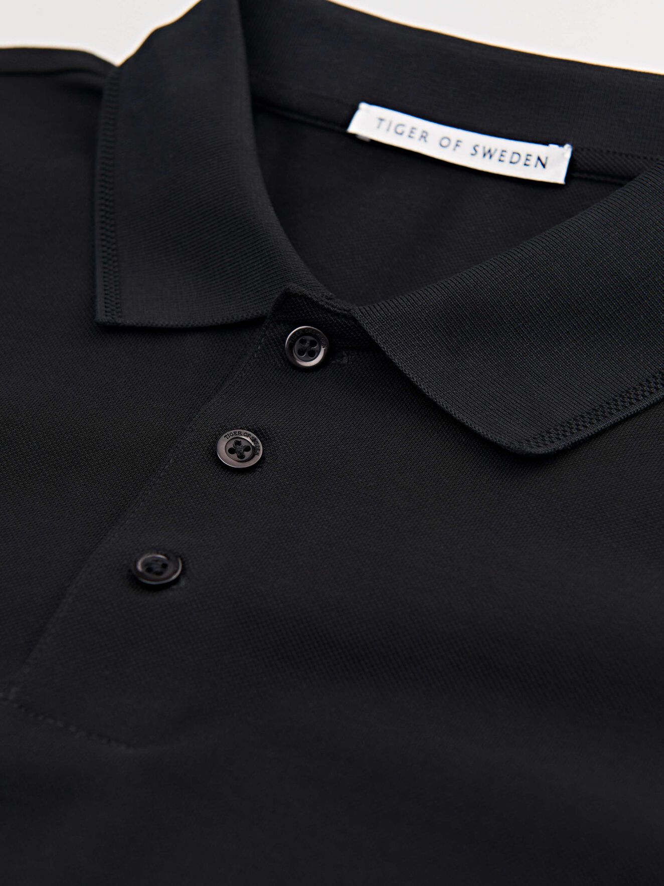 Darios Ls Polo Shirt in Black from Tiger of Sweden Darios Ls Polo Shirt in Black from Tiger of Sweden