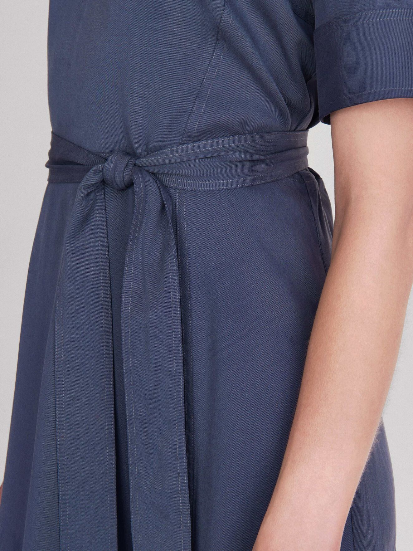 Tanella Dress in Metal Blue from Tiger of Sweden Tanella Dress in Metal Blue from Tiger of Sweden