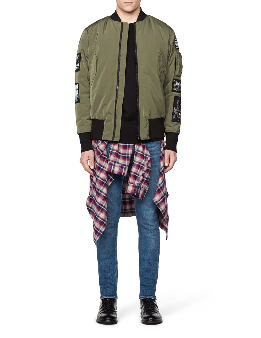 SOB PR JACKET in Dark Khaki Green from Tiger of Sweden SOB PR JACKET in Dark Khaki Green from Tiger of Sweden