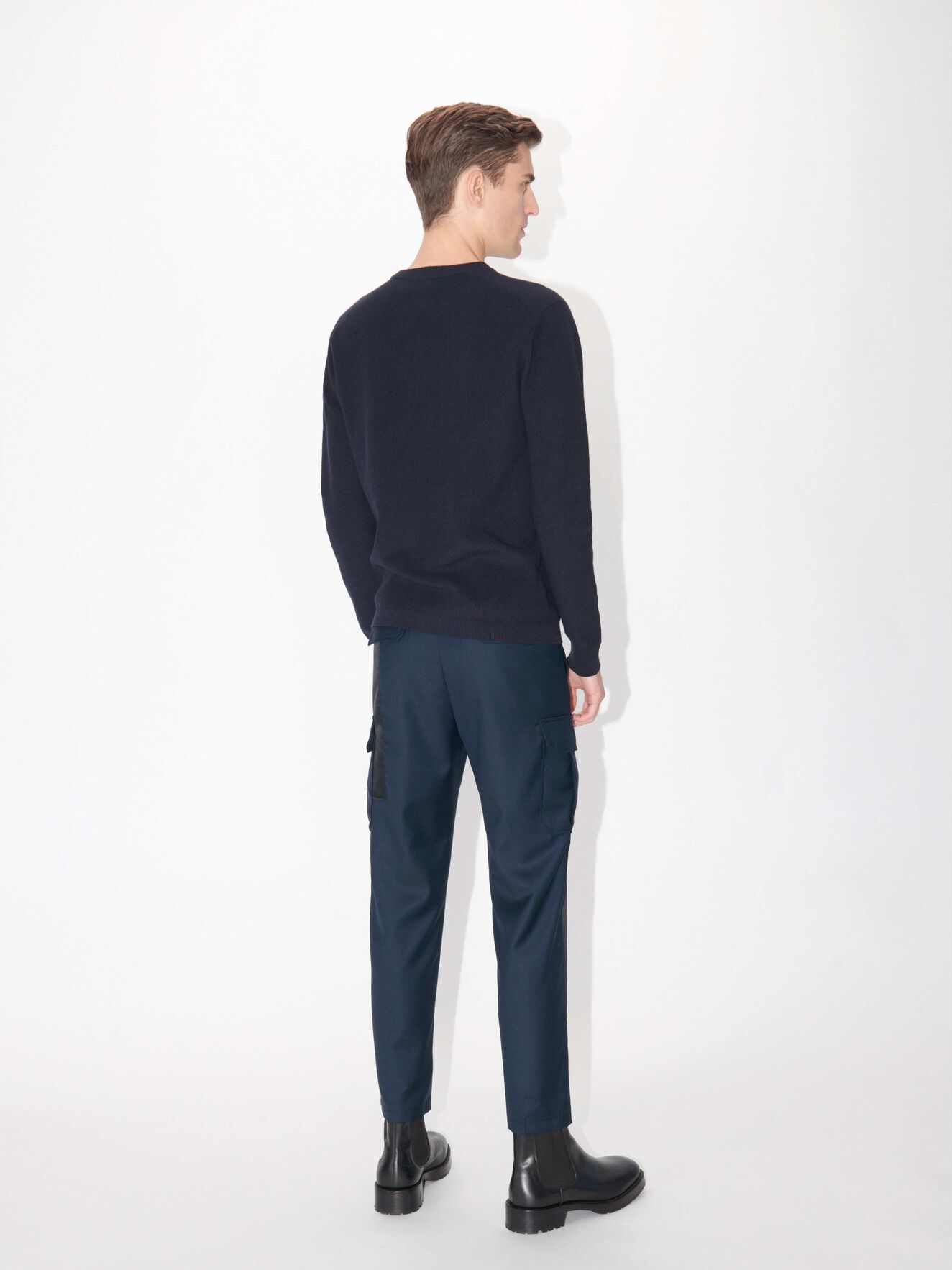 Parachute Pullover in Outer Blue from Tiger of Sweden Parachute Pullover in Outer Blue from Tiger of Sweden