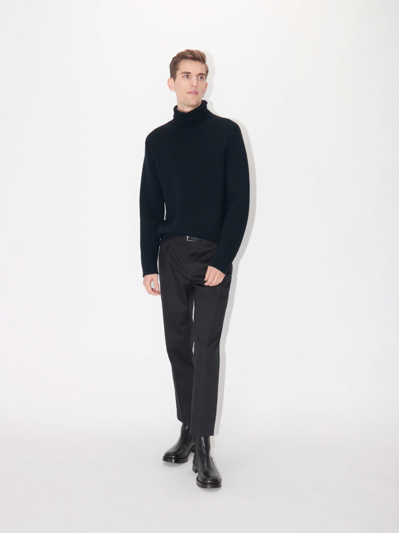 Ballast Pullover in Outer Blue from Tiger of Sweden Ballast Pullover in Outer Blue from Tiger of Sweden