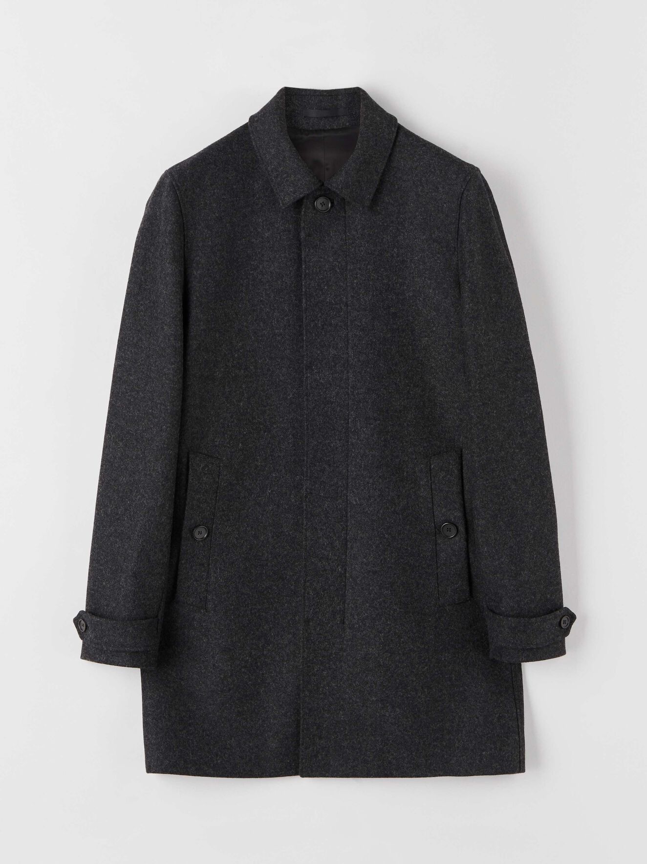 Carred Coat in Dark grey Mel from Tiger of Sweden Carred Coat in Dark grey Mel from Tiger of Sweden