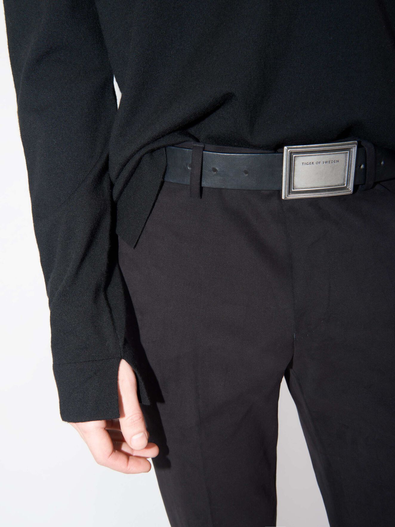 Pendel Pullover in Black from Tiger of Sweden Pendel Pullover in Black from Tiger of Sweden