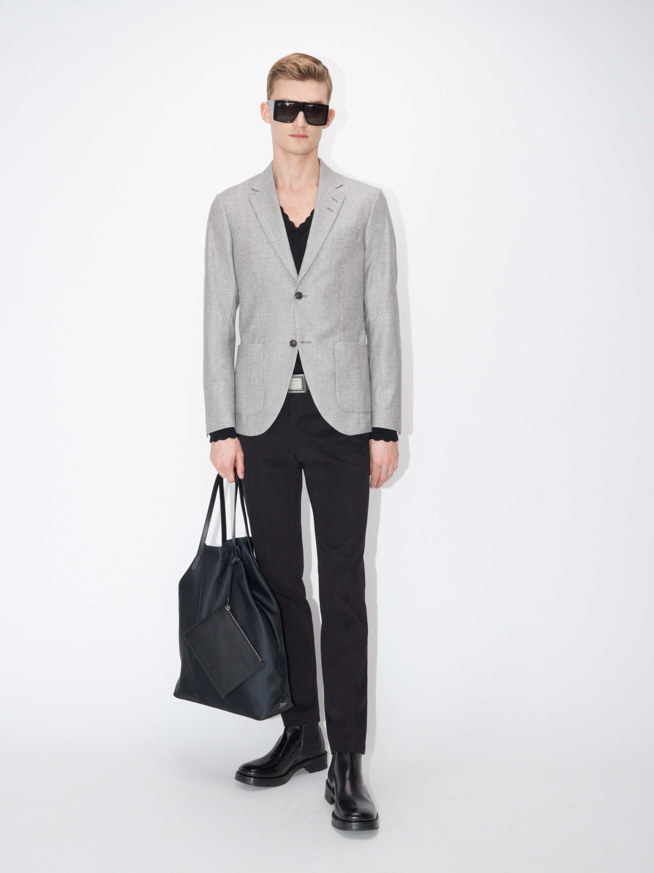 Jamot Hl Blazer in Quiet Gray from Tiger of Sweden Jamot Hl Blazer in Quiet Gray from Tiger of Sweden