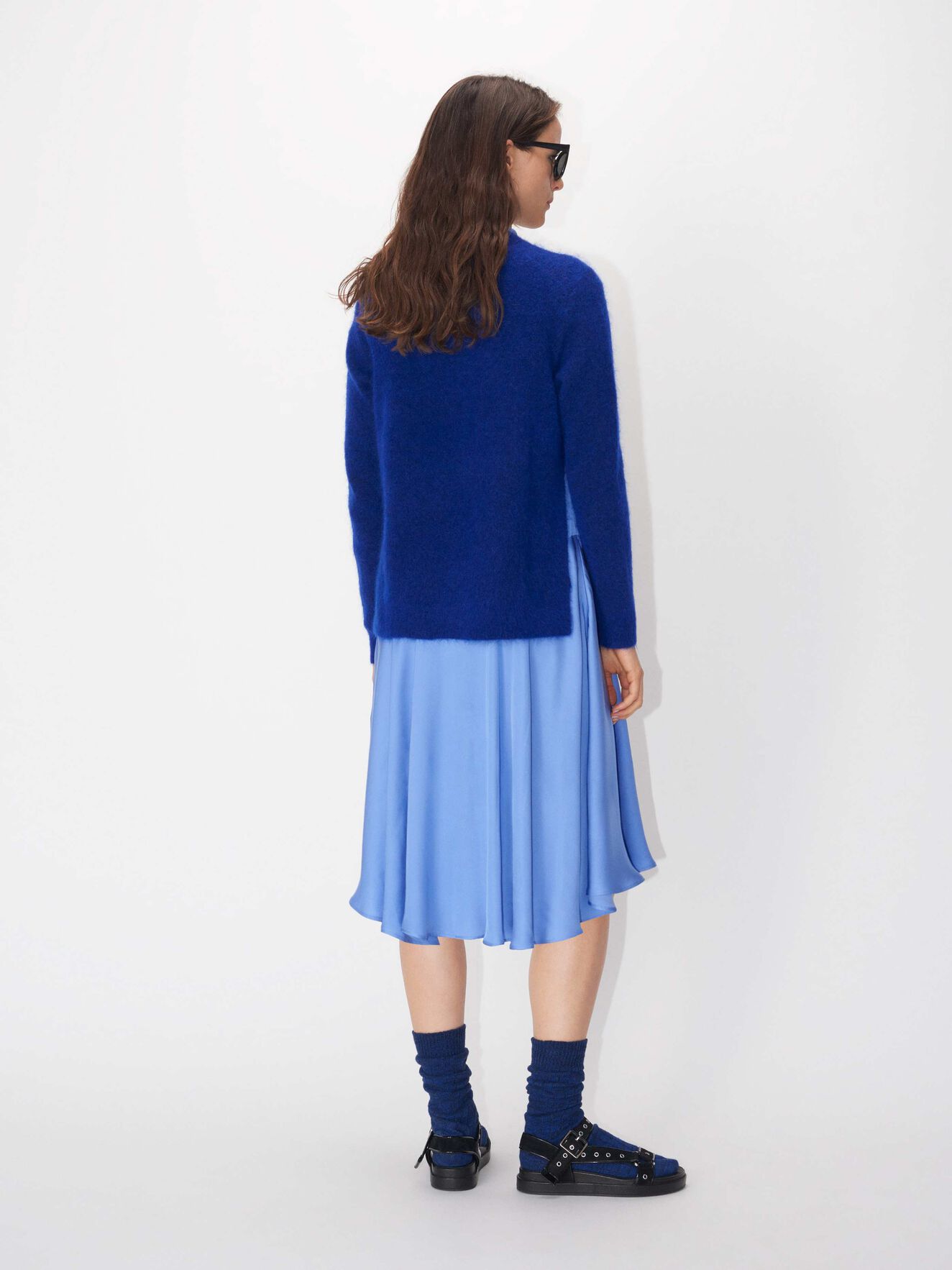 Mania 2 Pullover in Deep Blue from Tiger of Sweden Mania 2 Pullover in Deep Blue from Tiger of Sweden