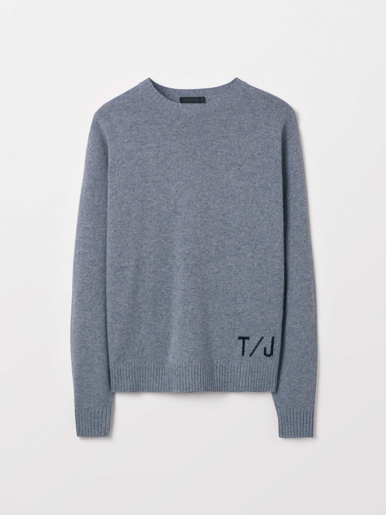Saif Pullover in Med Grey Mel from Tiger of Sweden Saif Pullover in Med Grey Mel from Tiger of Sweden