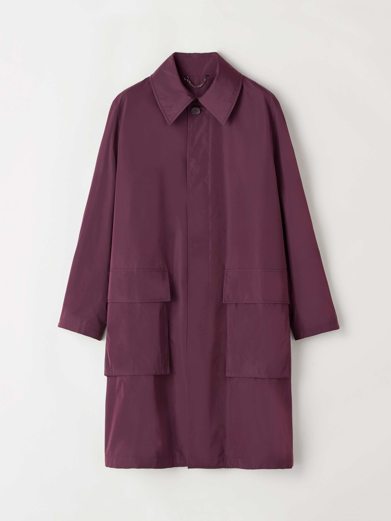 Acaule Coat in Burgundy from Tiger of Sweden Acaule Coat in Burgundy from Tiger of Sweden