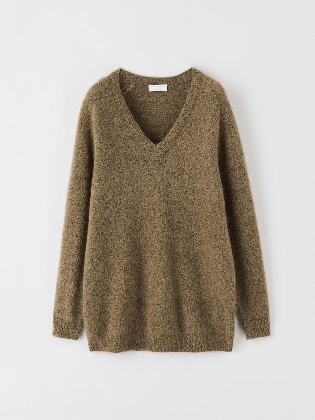Moonflower Pullover in Nut from Tiger of Sweden Moonflower Pullover in Nut from Tiger of Sweden