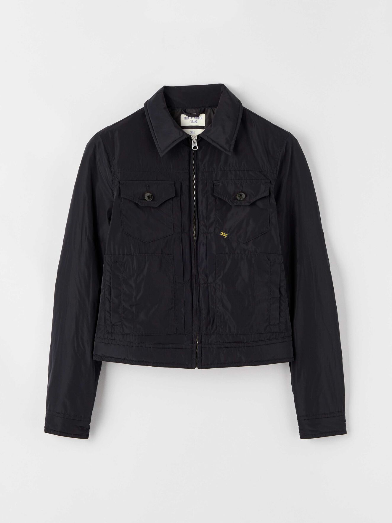 Blouson en nylon Sus in Black from Tiger of Sweden Blouson en nylon Sus in Black from Tiger of Sweden