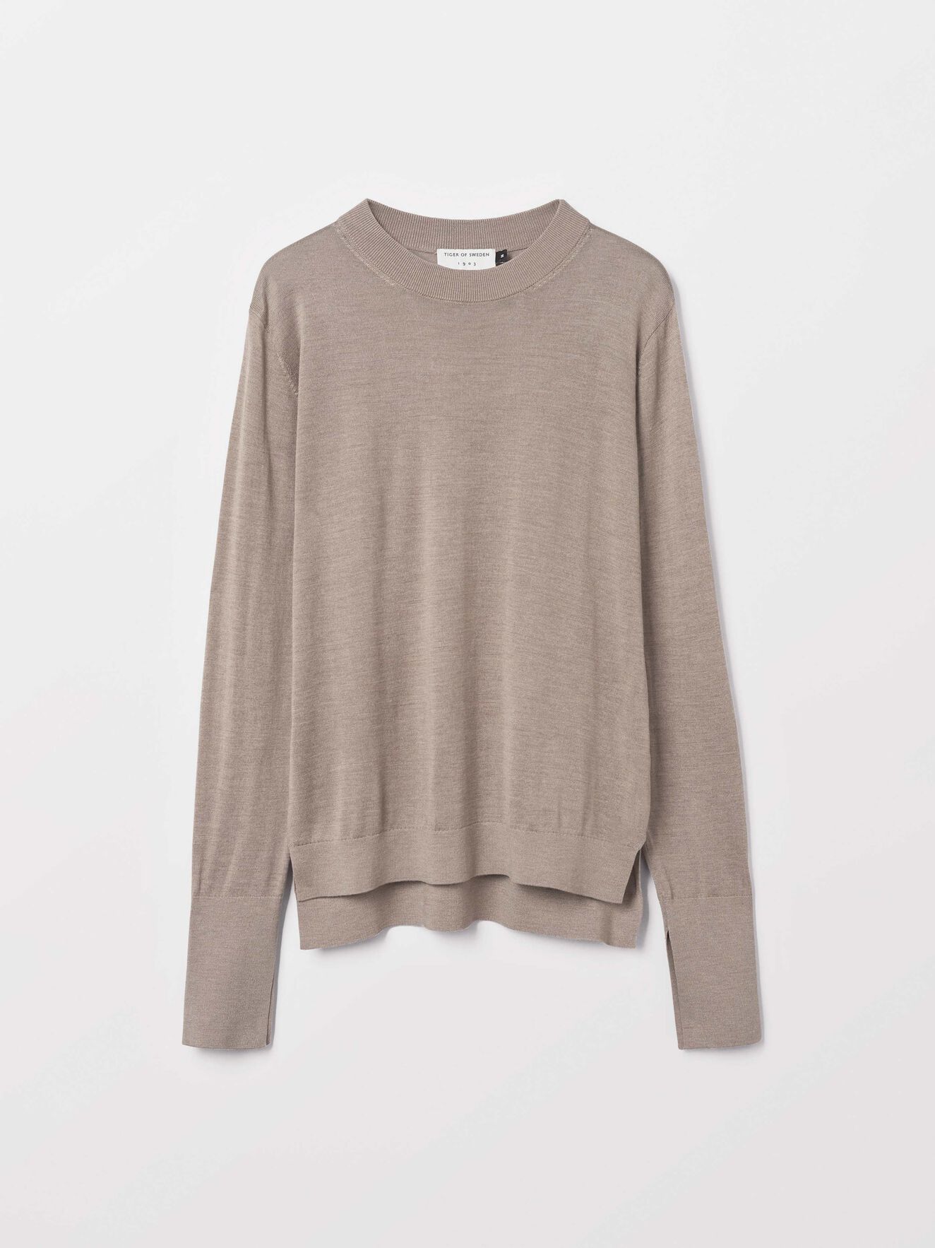 Macette Pullover in Macchiato from Tiger of Sweden Macette Pullover in Macchiato from Tiger of Sweden