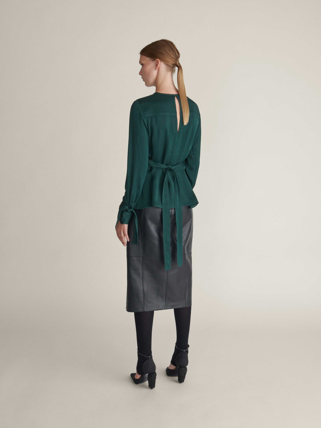 Simmone Top in Dark Forest from Tiger of Sweden Simmone Top in Dark Forest from Tiger of Sweden