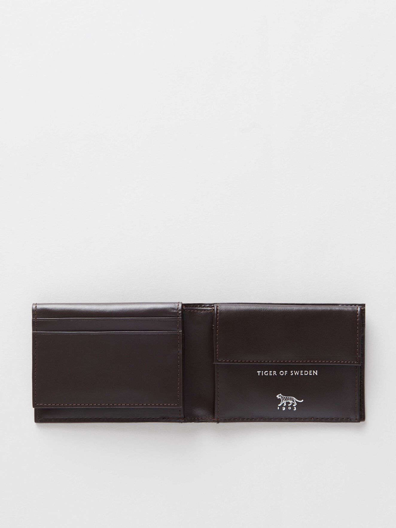 Wair C Wallet in Dark Brown from Tiger of Sweden Wair C Wallet in Dark Brown from Tiger of Sweden