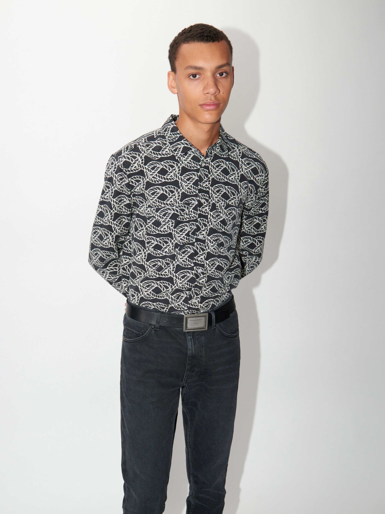 Sid R Shirt in Print from Tiger of Sweden Sid R Shirt in Print from Tiger of Sweden