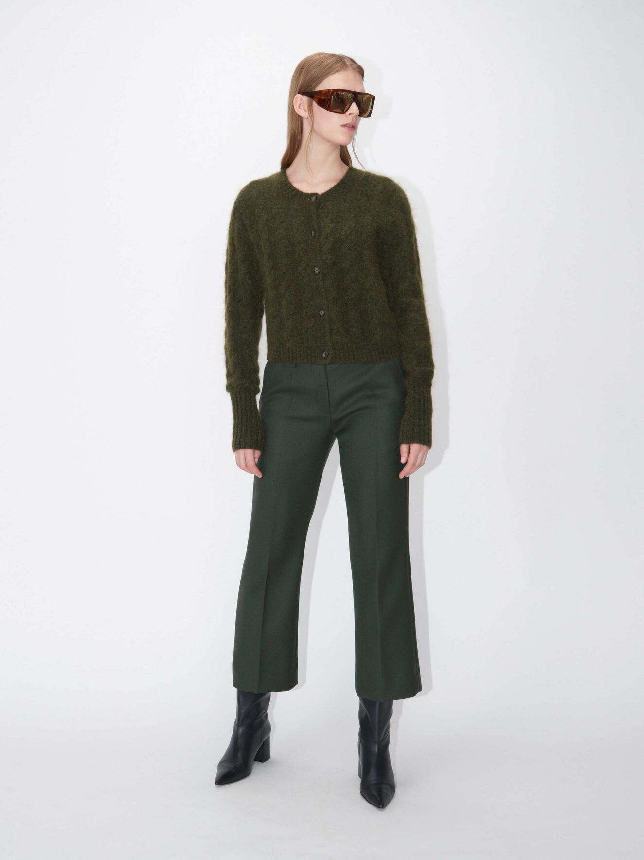 Viognier Cardigan in Forest from Tiger of Sweden Viognier Cardigan in Forest from Tiger of Sweden