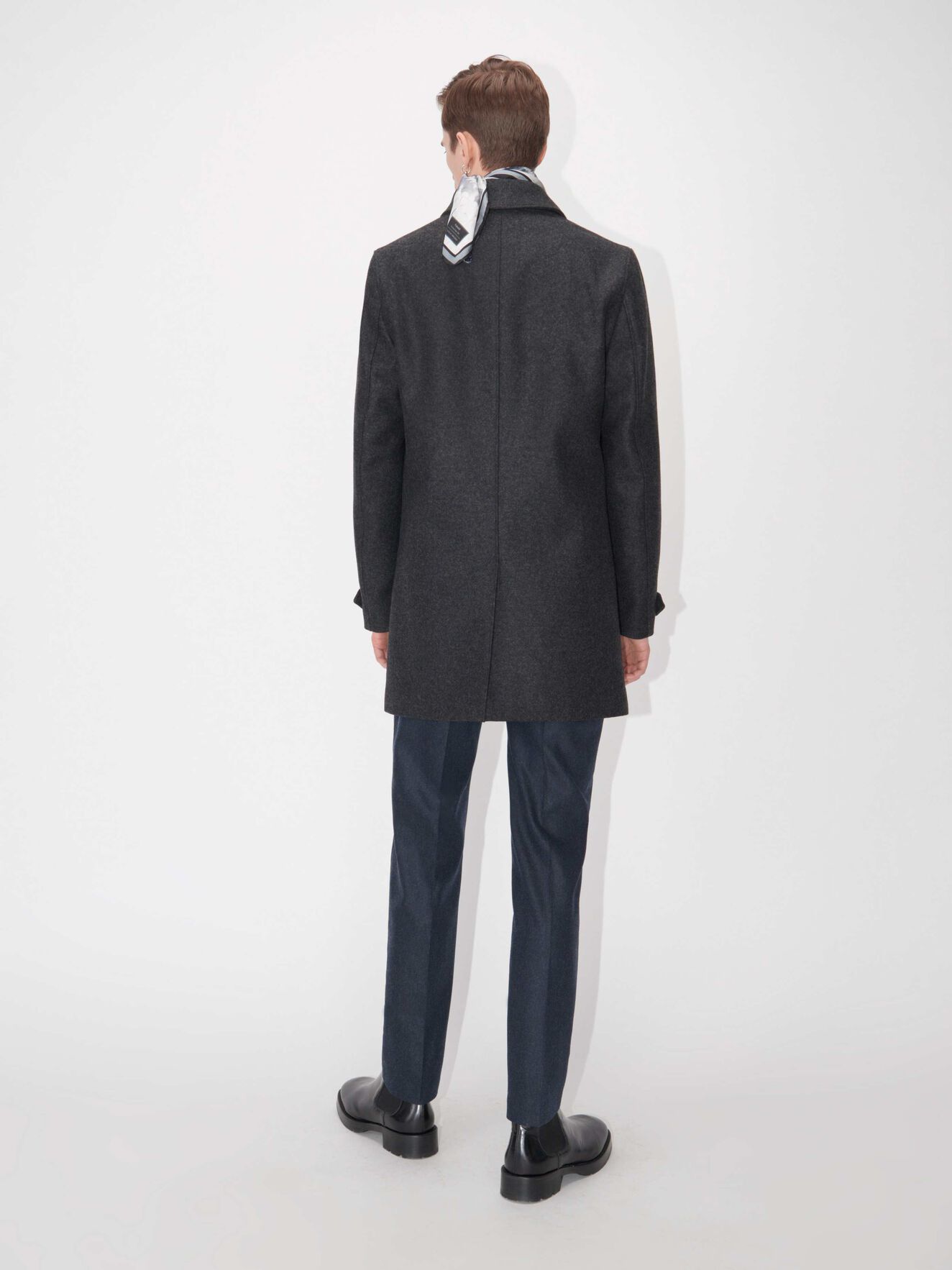Carred Coat in Dark grey Mel from Tiger of Sweden Carred Coat in Dark grey Mel from Tiger of Sweden